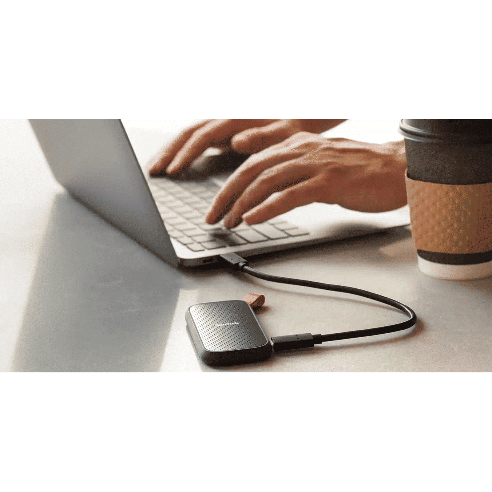 SanDisk E30 2TB USB Type-C (3.2) Portable Solid State Drive (Drop Protection, Dark Blue)_9