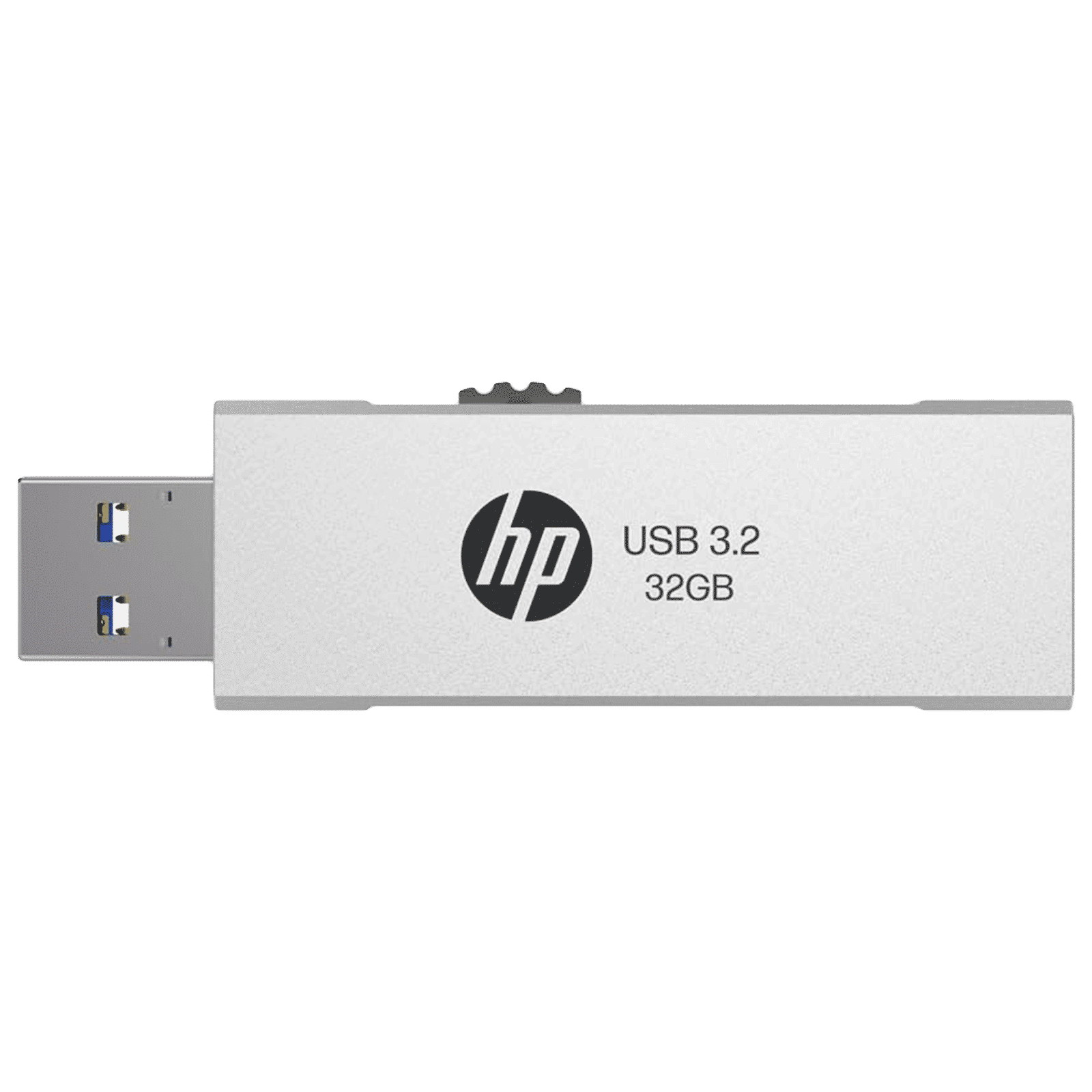 HP 818w 32GB USB Type-A (3.2) Pen Drive (Integrated Key Ring Loop, Silver)_1