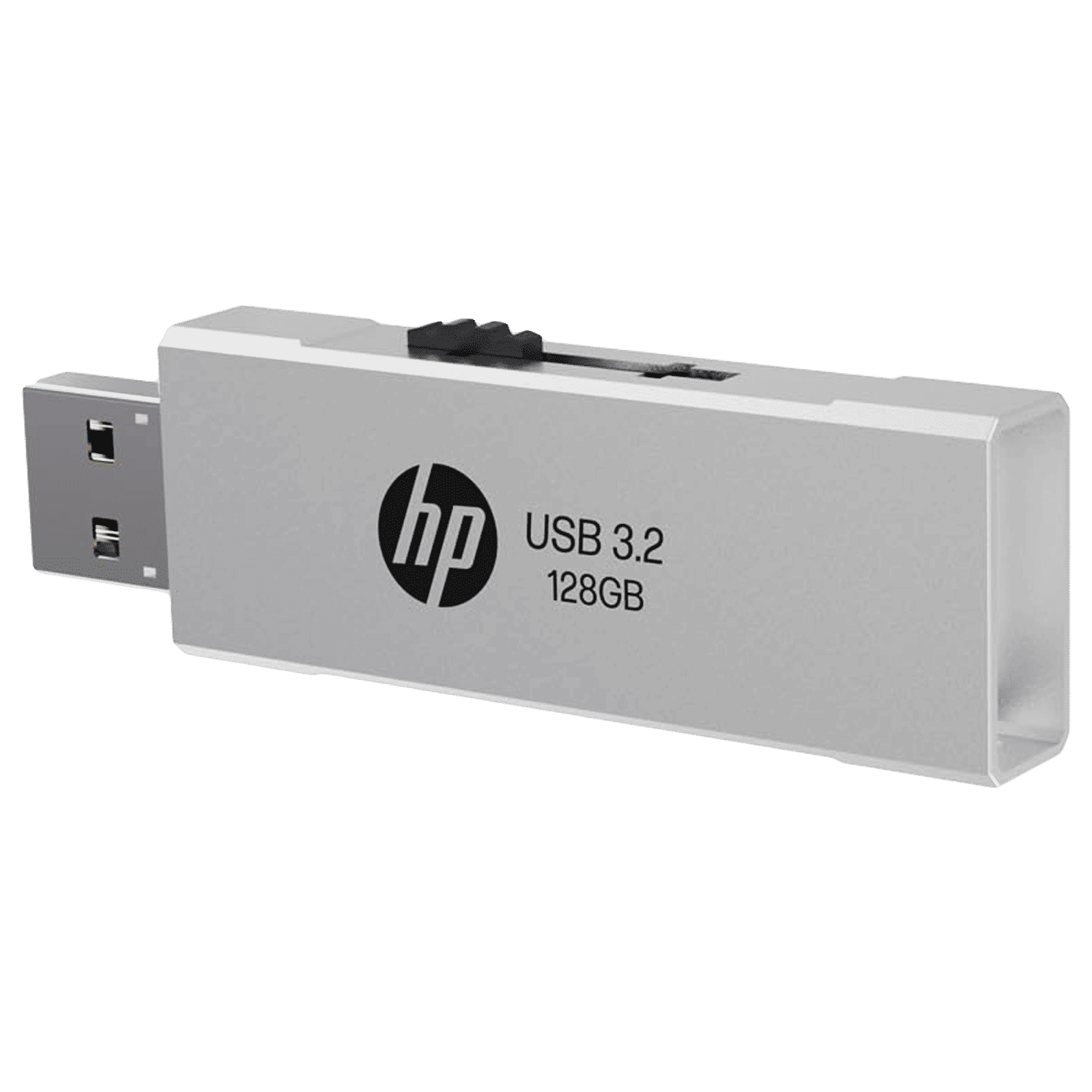 HP 818w 128GB USB Type-A (3.2) Pen Drive (Integrated Key Ring Loop, Silver)_5