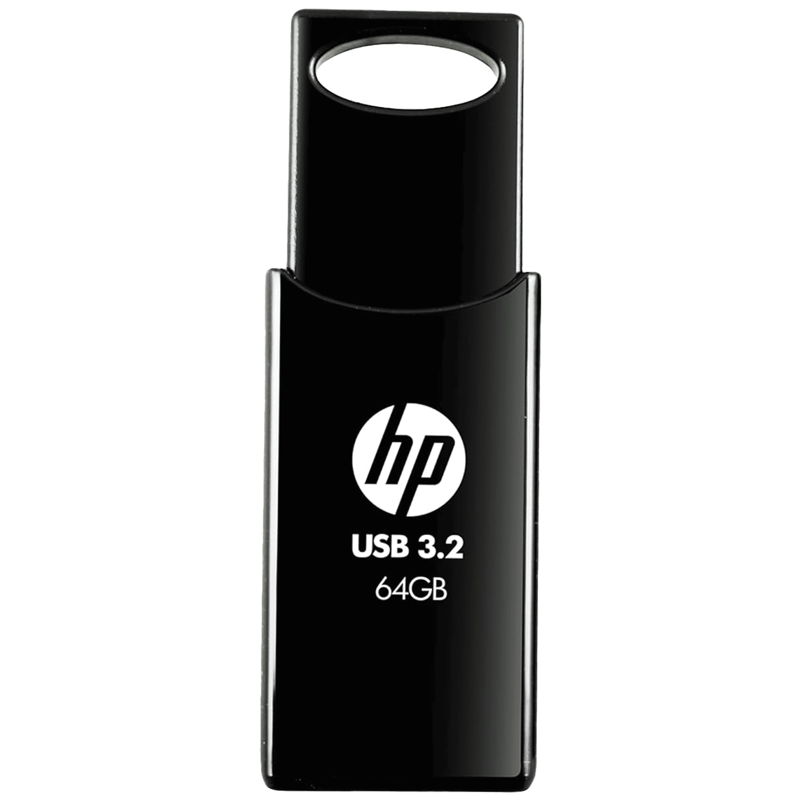HP 712w 64GB USB Type-A (3.2) Pen Drive (Durable Capless Design, Black)_1