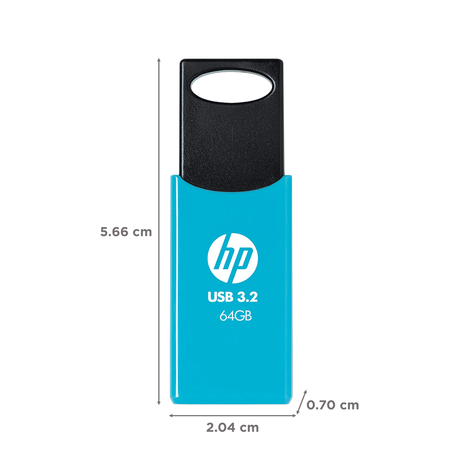 HP 712w 64GB USB Type-A (3.2) Pen Drive (Sliding Capless Design, Blue) HP 712w 64GB USB Type-A (3.2) Pen Drive (Sliding Capless Design, Blue)_2