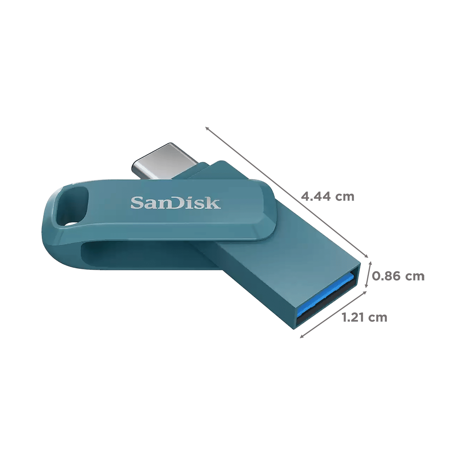 SanDisk Ultra Dual Drive Go 512GB USB Type A (3.2), USB Type C (3.2) OTG Pen Drive (Swivel Design to Protect Connectors, Navagio Bay)_2