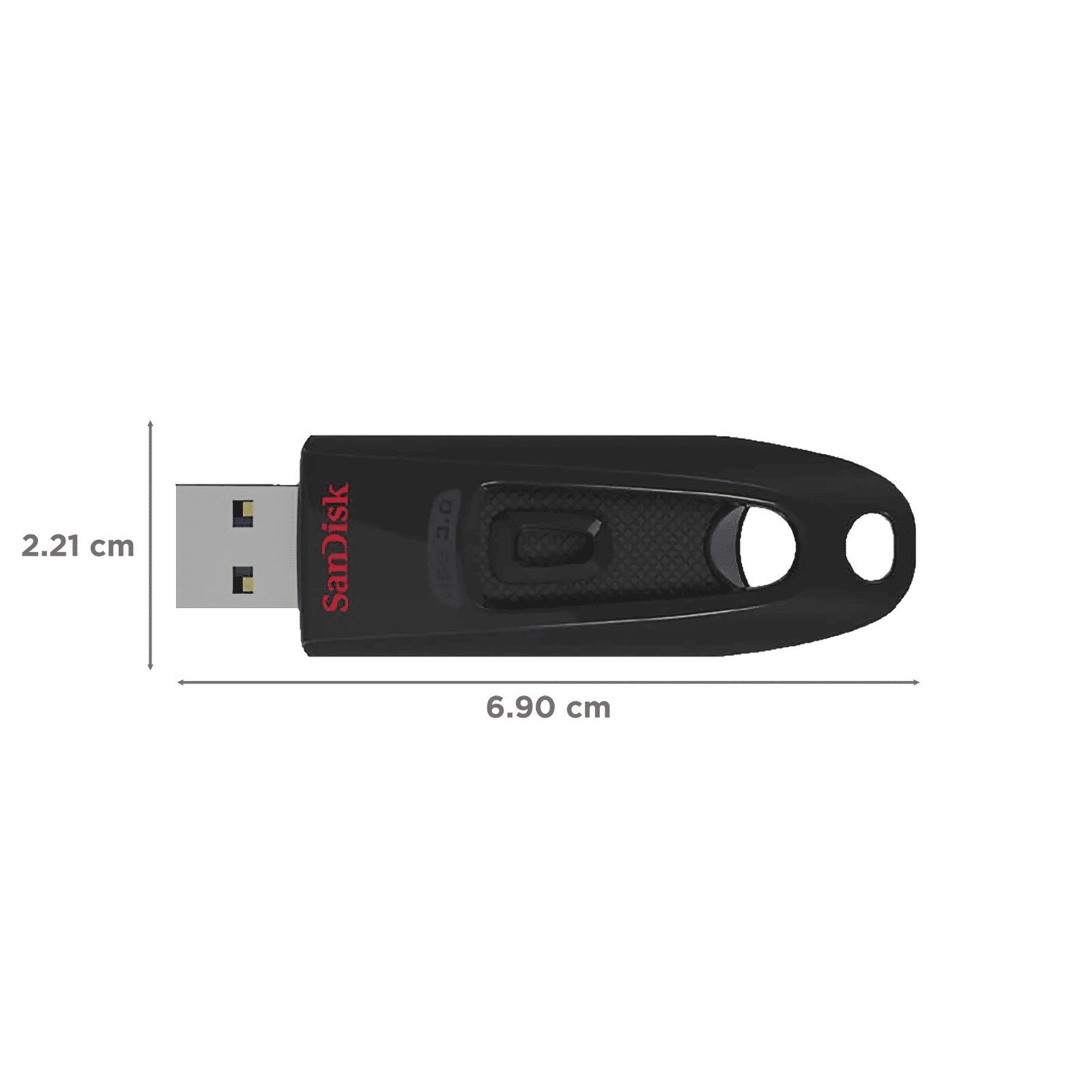 SanDisk Ultra 64GB USB (3.0) Pen Drive (Portable Design, Black)_2