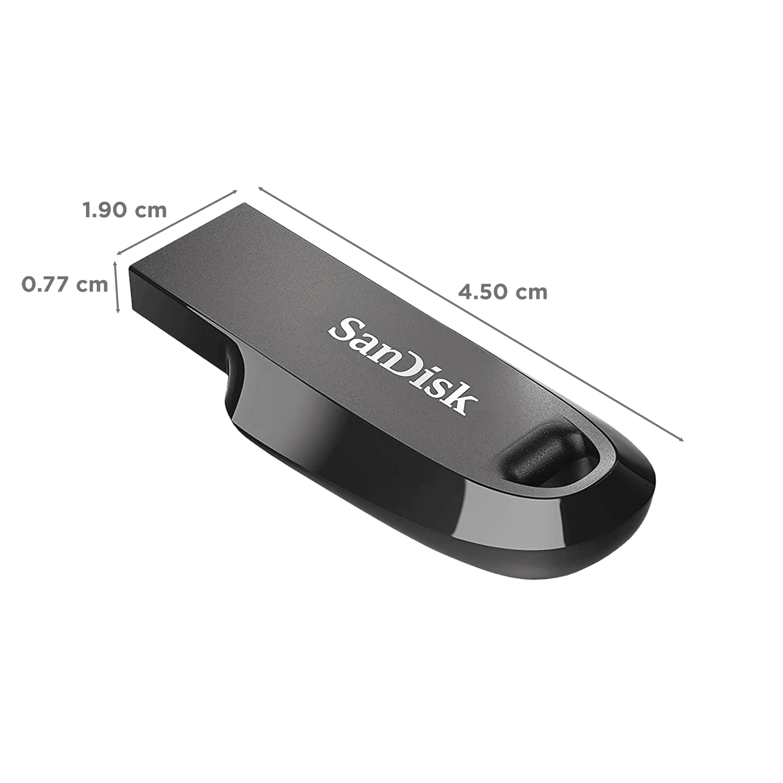 SanDisk Ultra Curve 64GB USB (3.2) Pen Drive (Compact Design, Black )_2