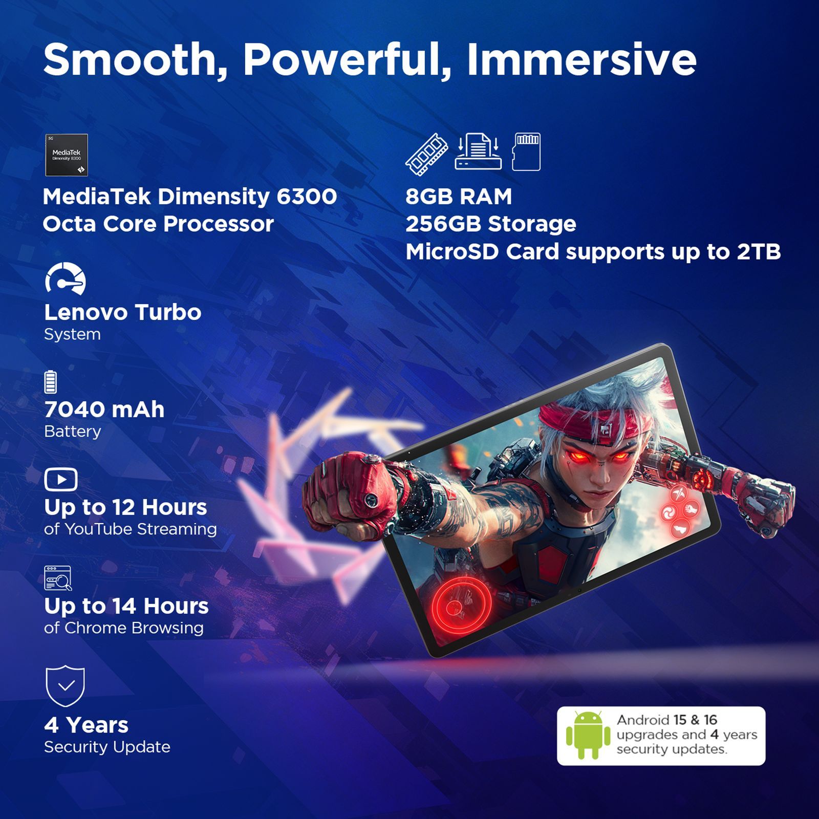 Lenovo Idea Tab Wi-Fi Android Tablet (11 Inch, 8GB RAM, 256GB ROM, Luna Grey) Lenovo Idea Tab Wi-Fi Android Tablet (11 Inch, 8GB RAM, 256GB ROM, Luna Grey)_3