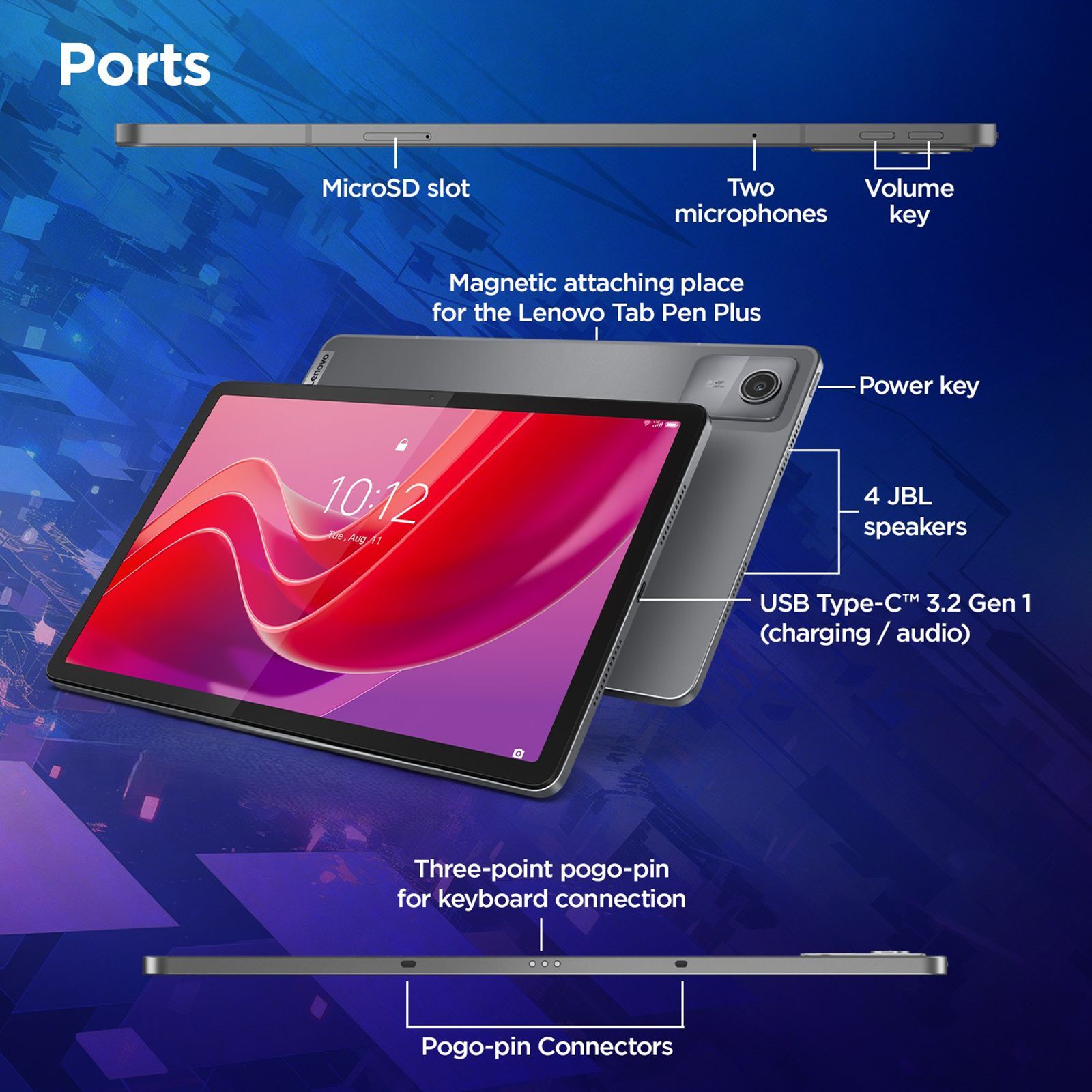 Lenovo Idea Tab Wi-Fi Android Tablet (11 Inch, 8GB RAM, 256GB ROM, Luna Grey) Lenovo Idea Tab Wi-Fi Android Tablet (11 Inch, 8GB RAM, 256GB ROM, Luna Grey)_4