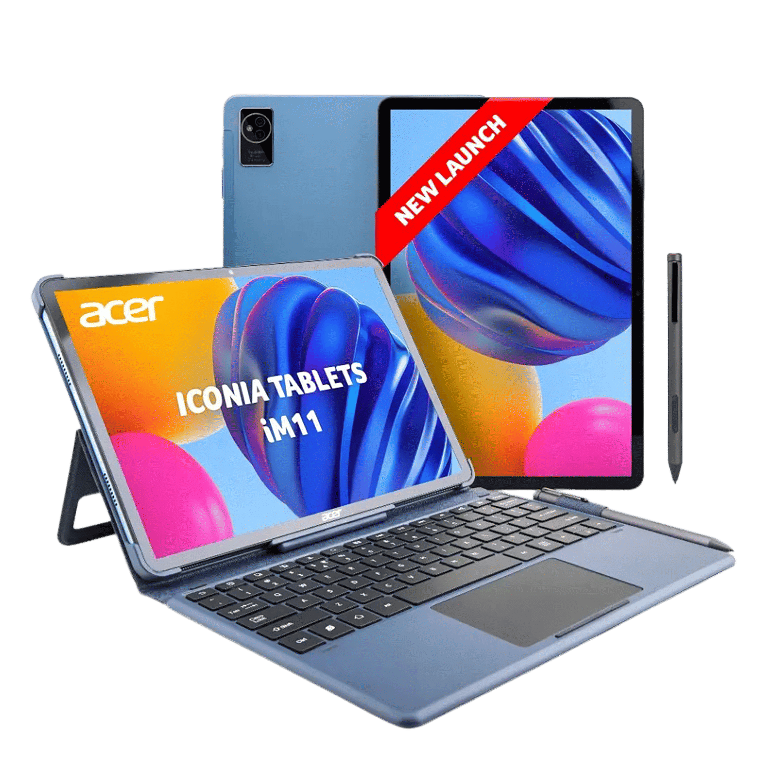 acer Iconia Wi-Fi+4G Android Tablet with Stylus (11.45 Inch, 8GB RAM, 256GB ROM, Blue)_1