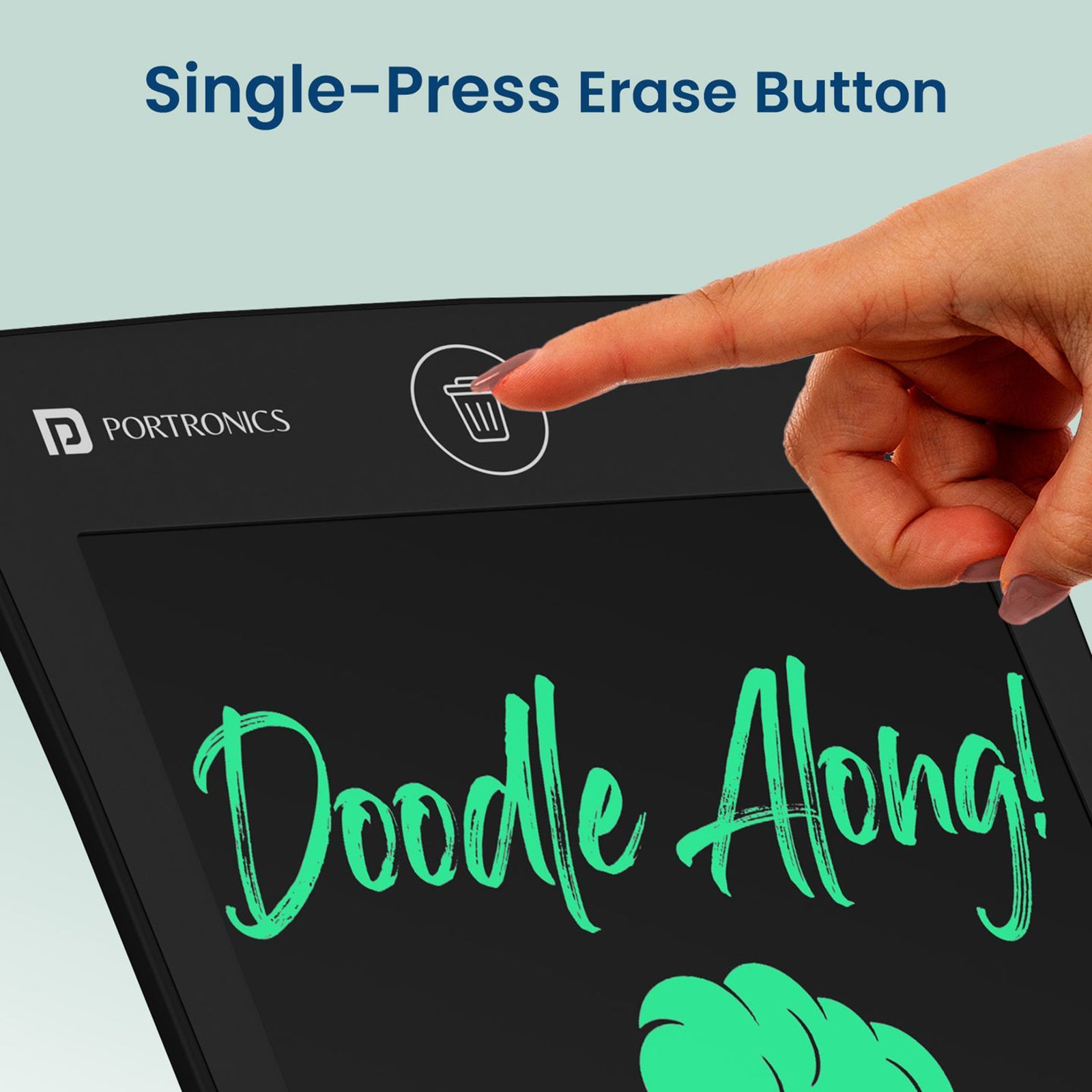 PORTRONICS RuffPad eWriter Tablet (8.5 Inch, Black)_10