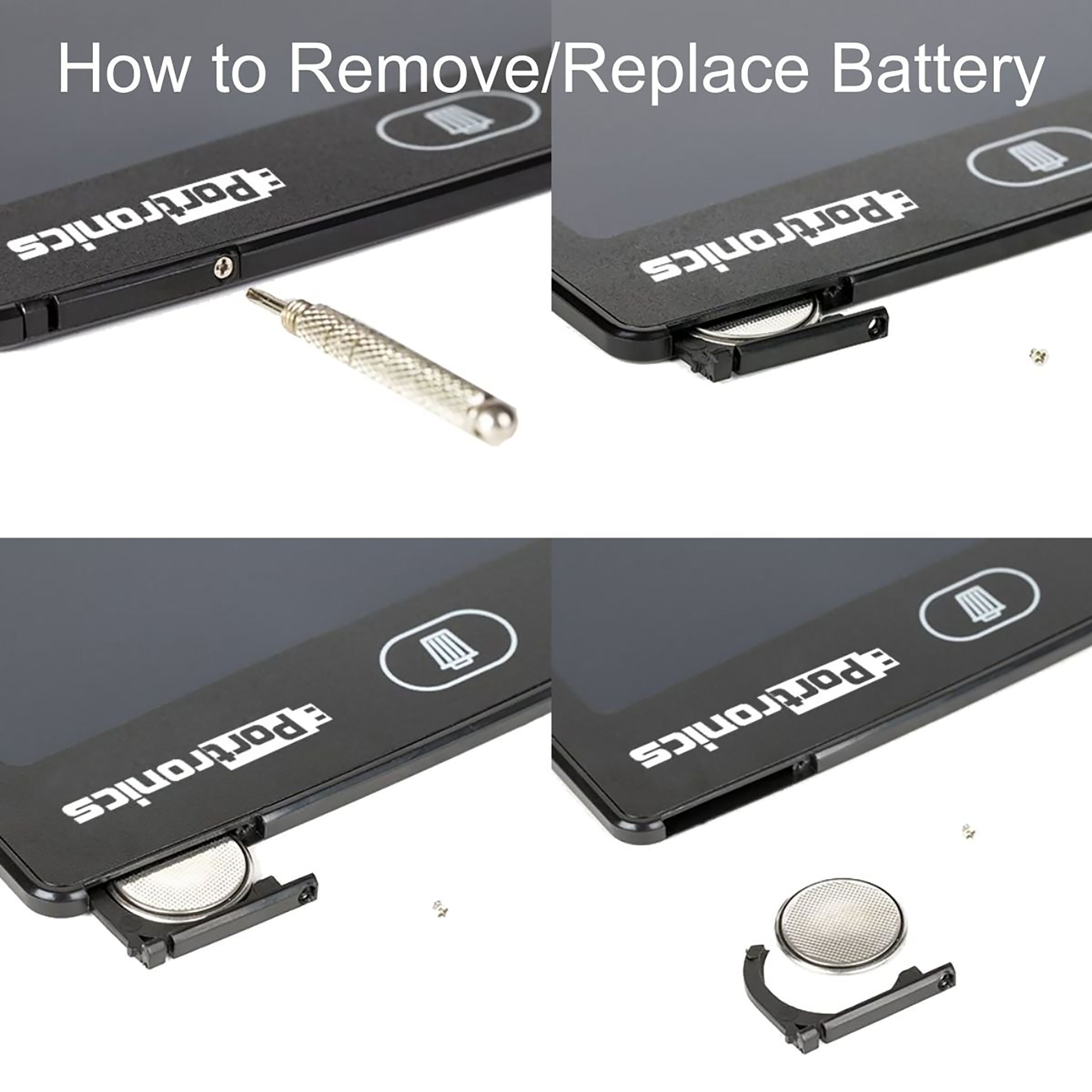 PORTRONICS RuffPad eWriter Tablet (8.5 Inch, Black)_13