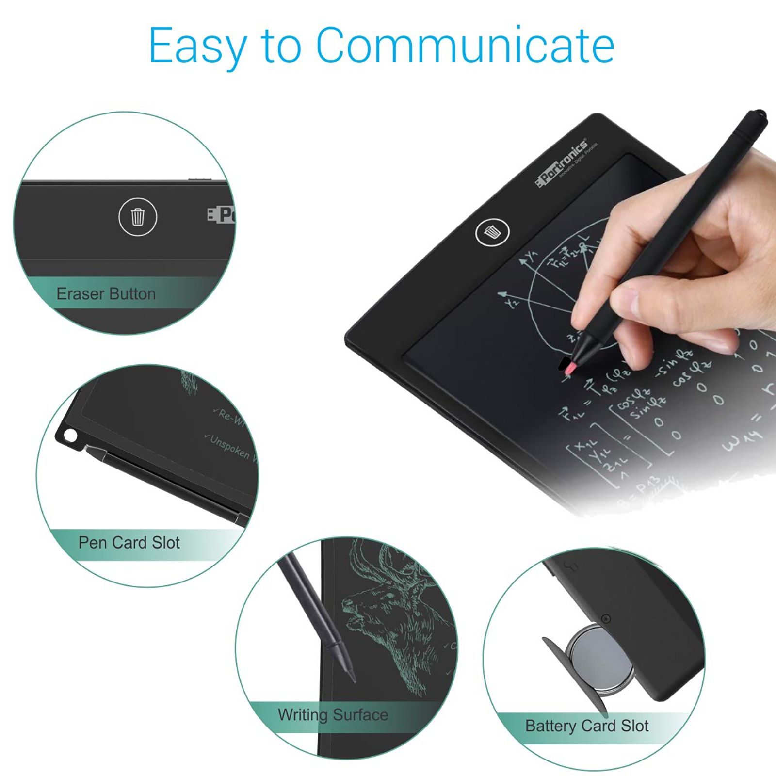 PORTRONICS Ruffpad 10 Plus (10 Inch, Black) PORTRONICS Ruffpad 10 Plus (10 Inch, Black)_3