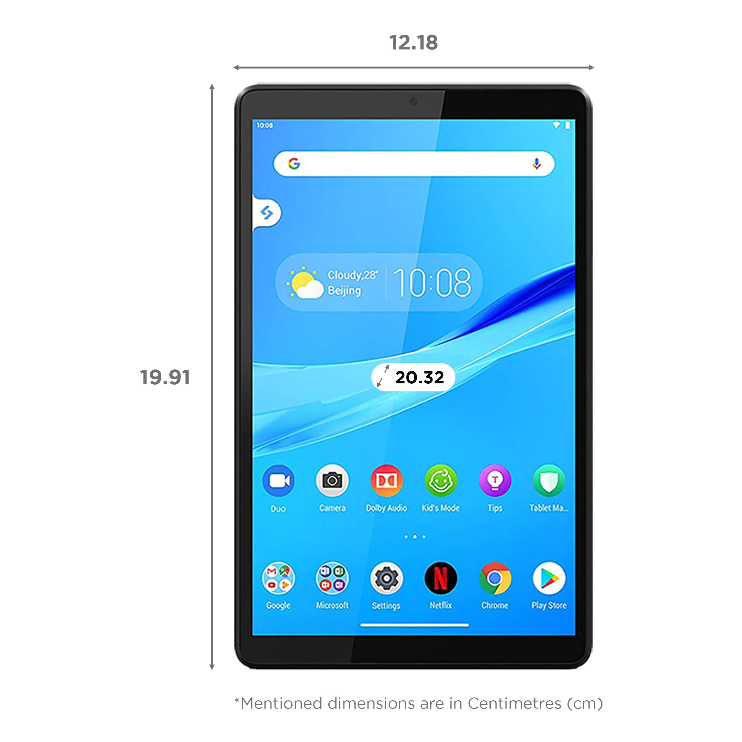 Lenovo Tab M8 HD (2nd Gen) Wi-Fi Android Tablet (8 Inch, 2GB RAM, 32GB ROM, Platinum Grey)_2