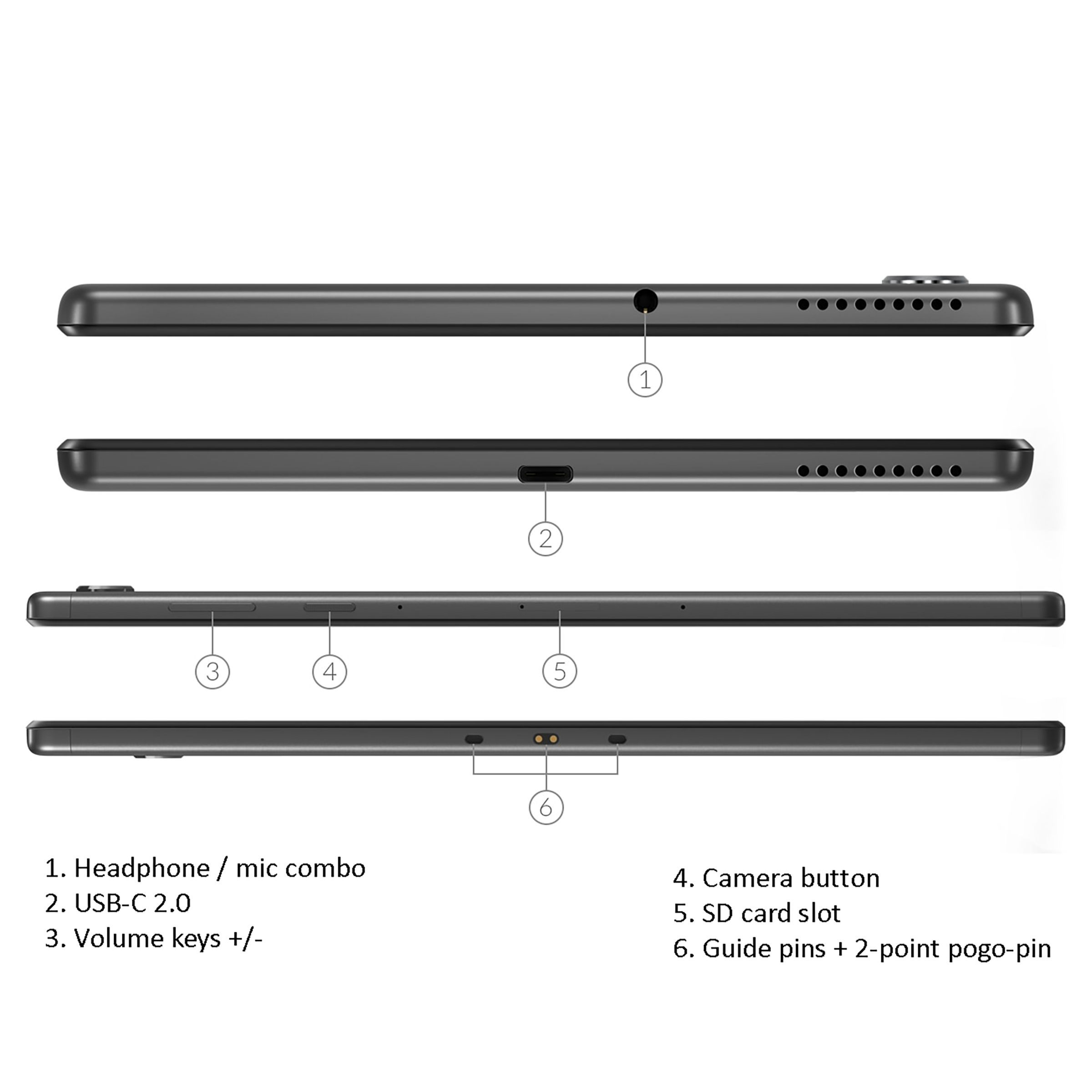 Lenovo Tab M10 FHD Plus (2nd Gen) Wi-Fi + 4G Android Tablet (10.3 Inch, 4GB RAM, 128GB ROM, Platinum Grey)_6