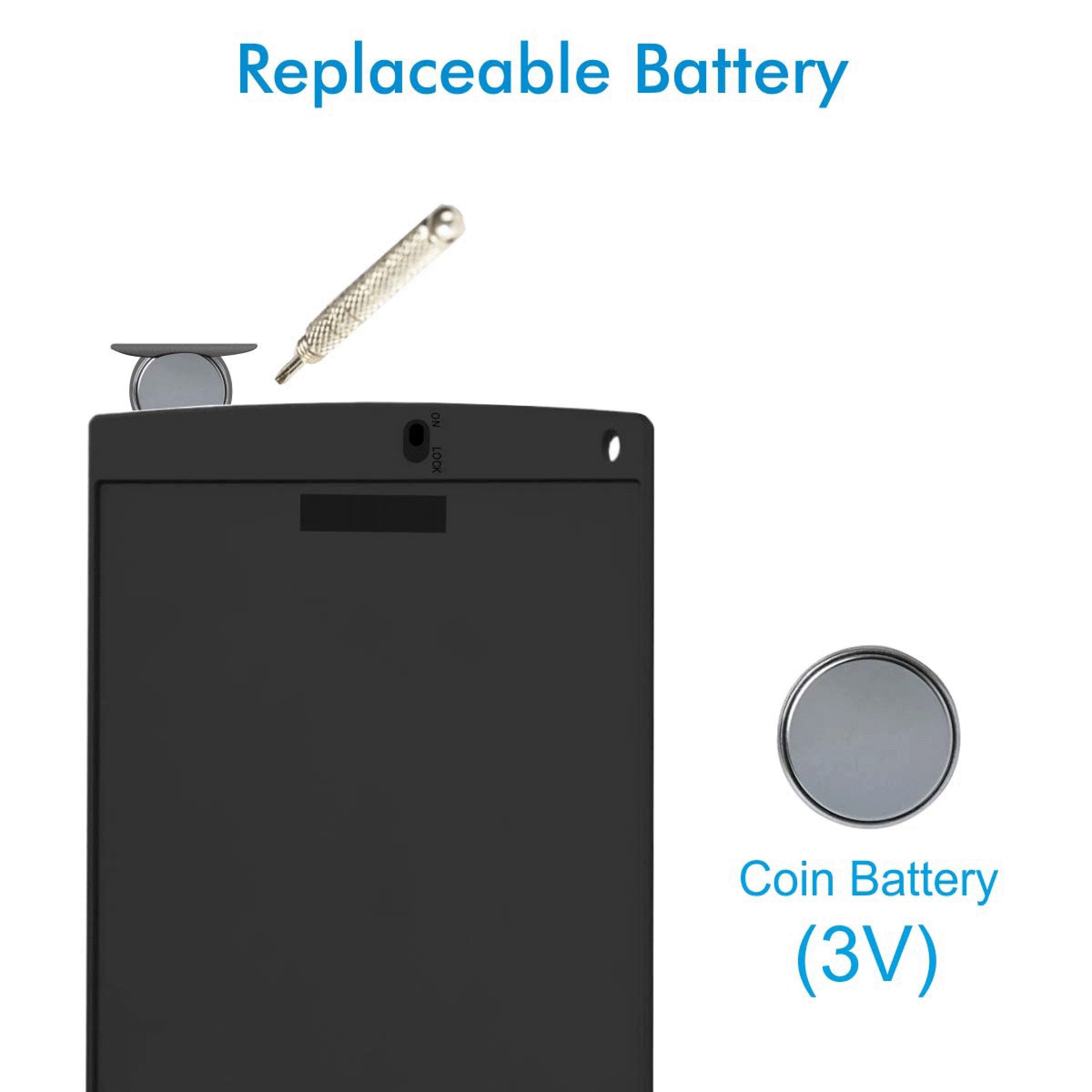 PORTRONICS 12D Ruffpad eWriter Tablet (12 Inch, Black)_9