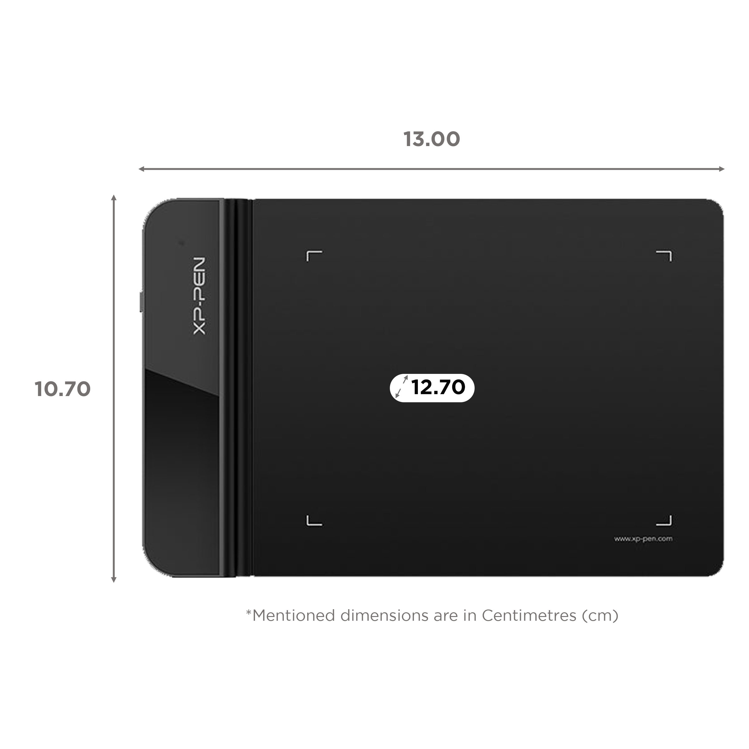 XP pen Star G430S 12.7cm (5 Inches) e-Writer Digital Pad (Battery-Free, Black)_2