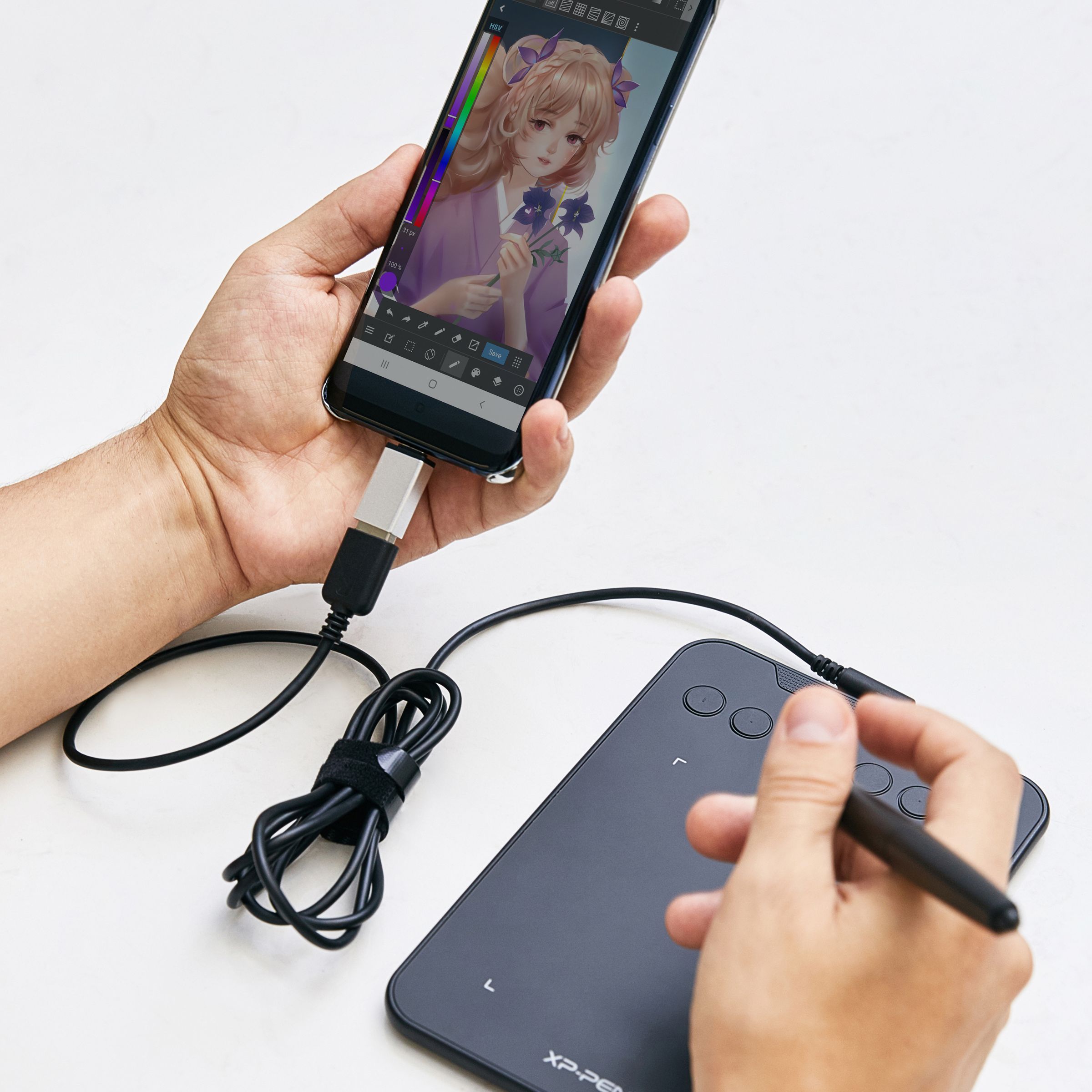 XP pen Deco Mini 4 Graphics Tablet (5 Inch, Black)_10