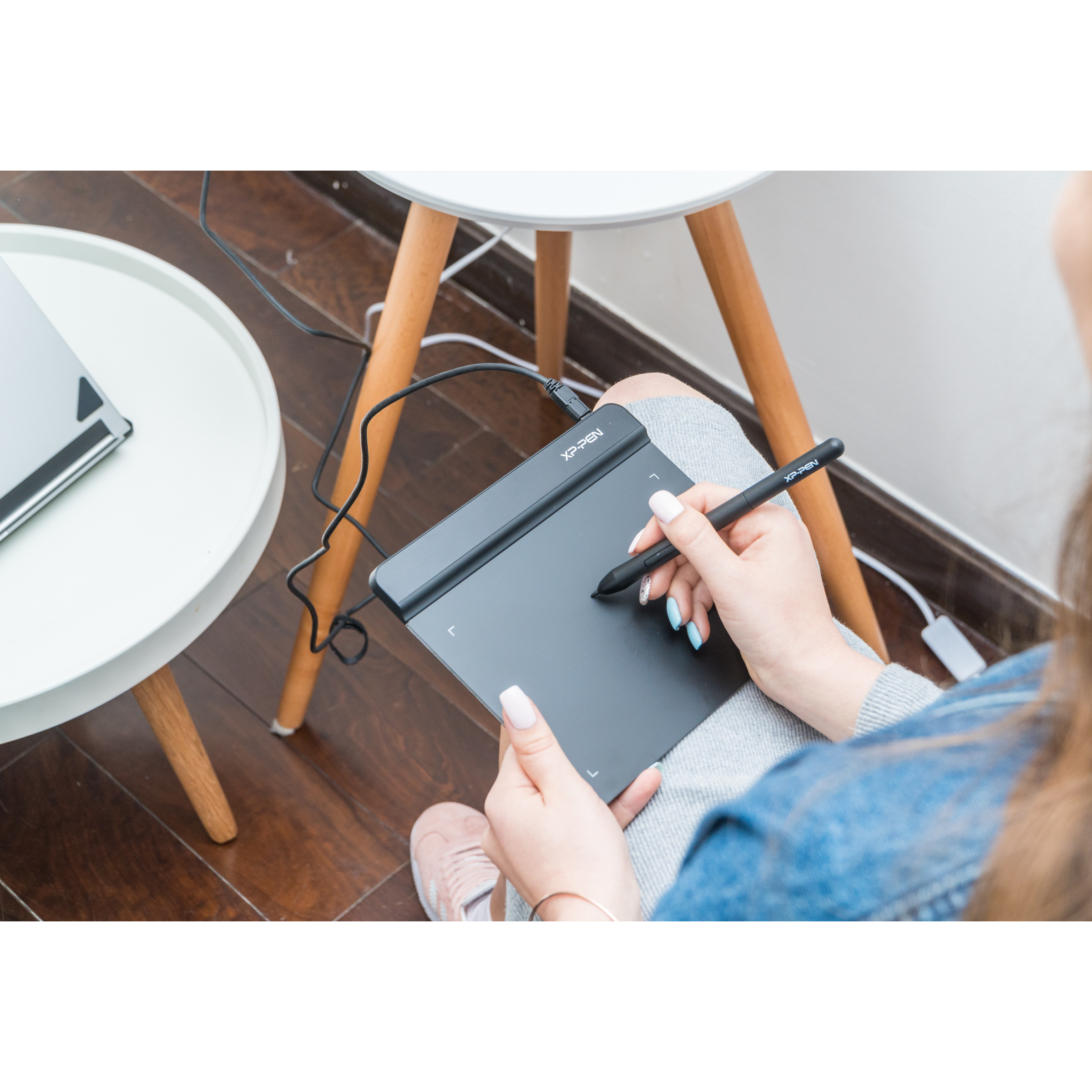 XP pen Star G640 15.24cm (6 Inches) e-Writer Digital Pad (Battery-Free Stylus, Black)_8