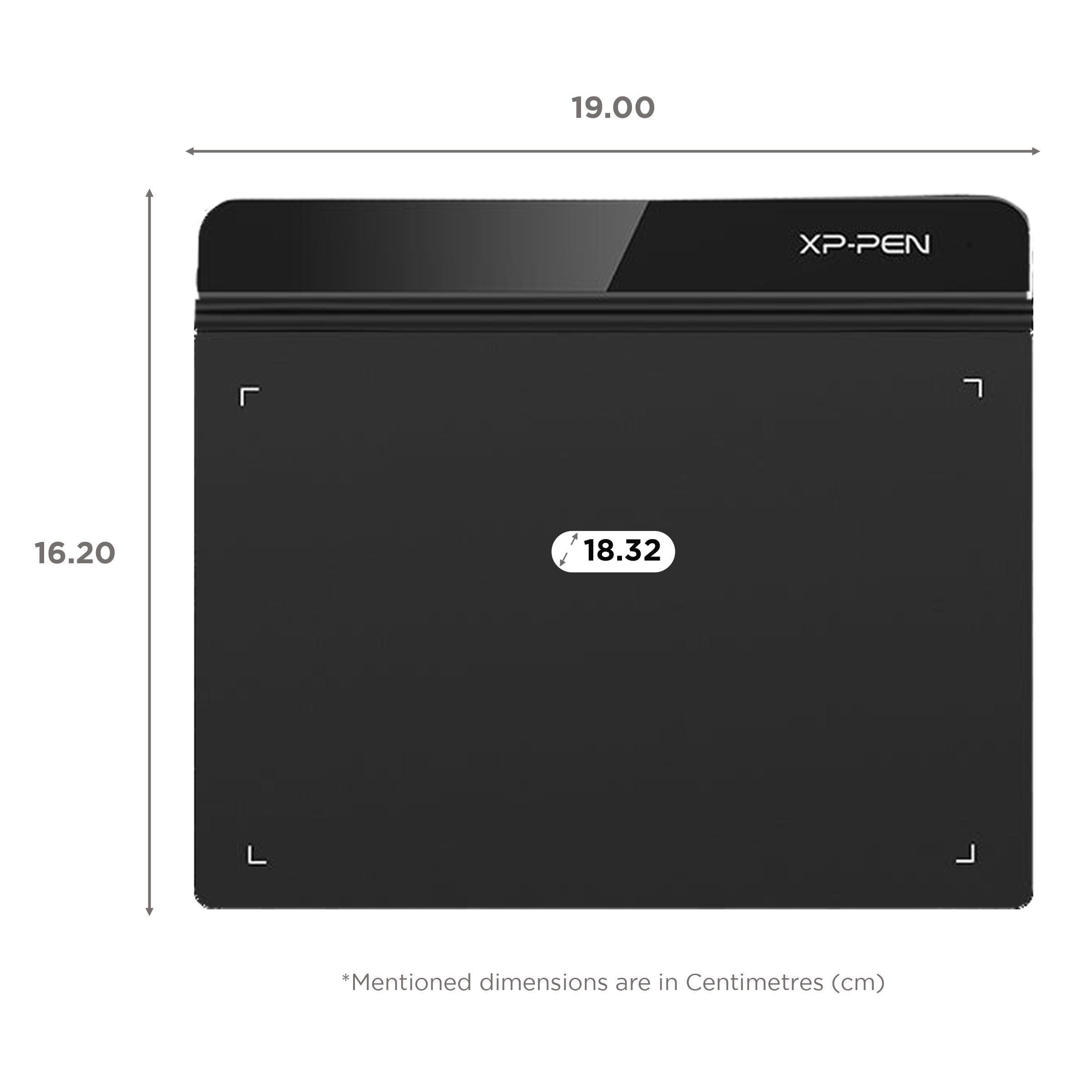 XP pen Star G640 15.24cm (6 Inches) e-Writer Digital Pad (Battery-Free Stylus, Black)_2