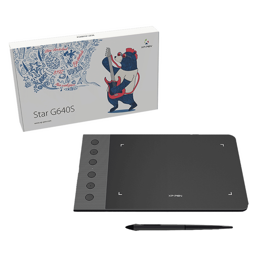 XP pen Star G640S 19.38cm (7.63 Inches) e-Writer Digital Pad (8192 Levels Pressure Sensitivity, Black)_5