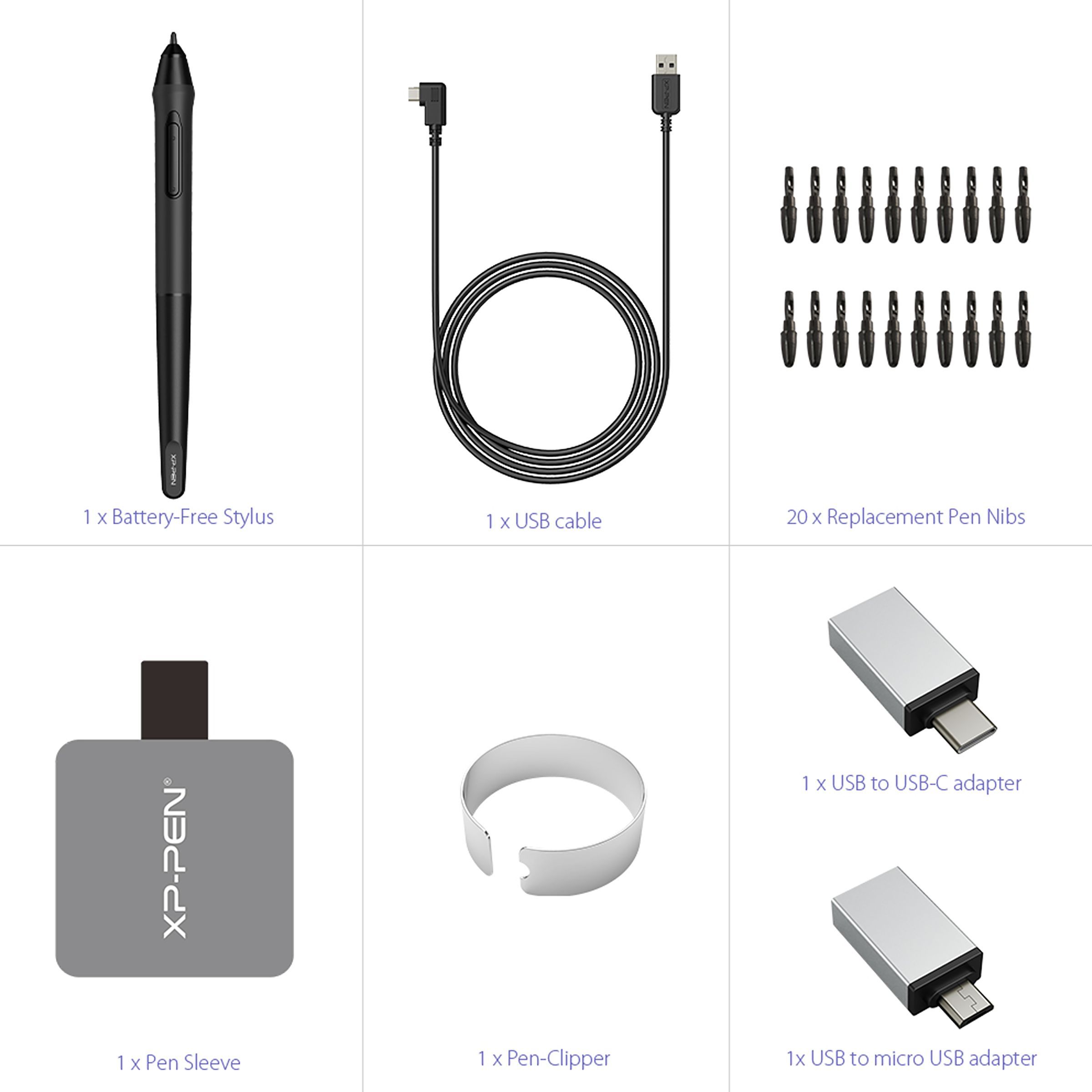 XP pen Star G640S 19.38cm (7.63 Inches) e-Writer Digital Pad (8192 Levels Pressure Sensitivity, Black)_7