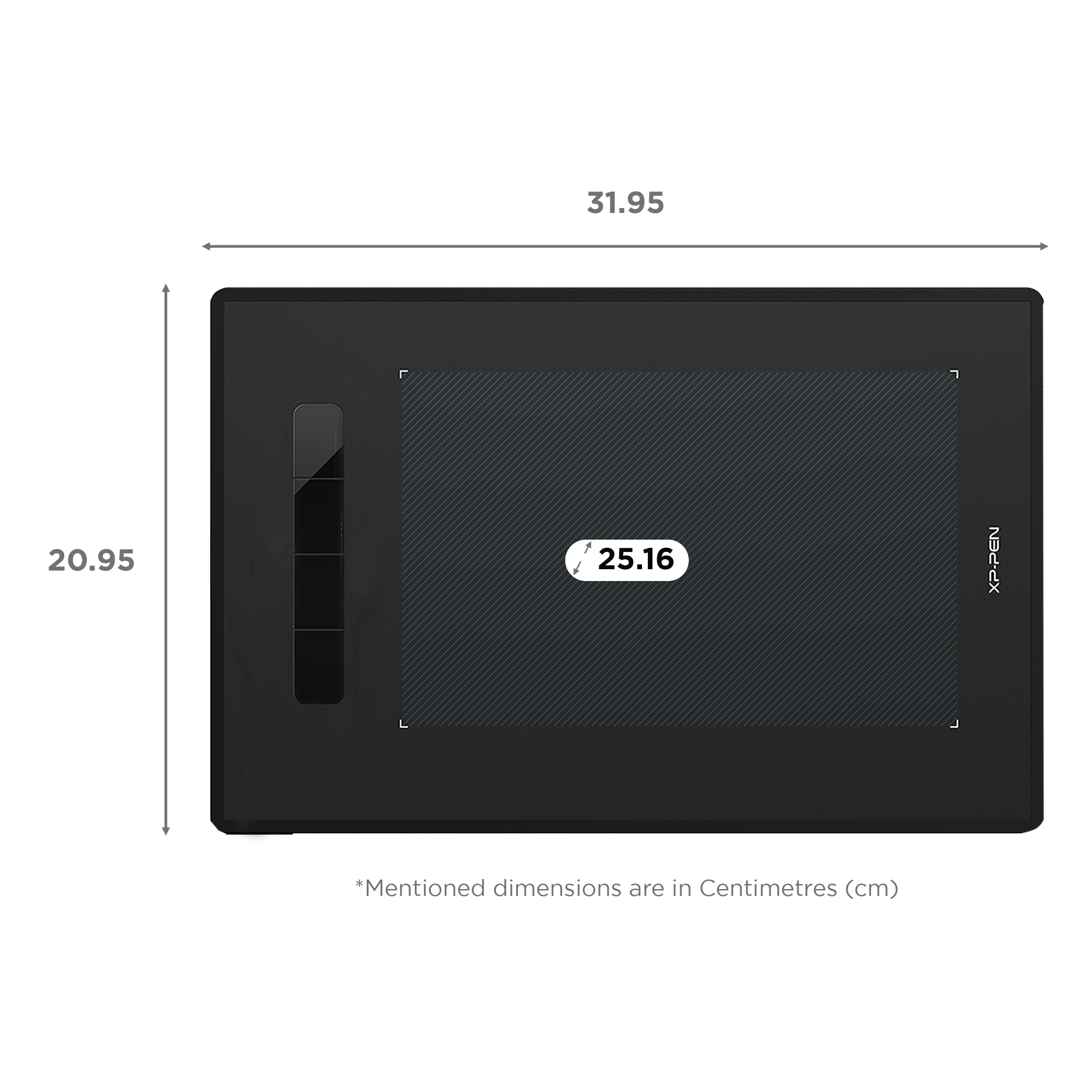 XP pen Star G960 25.17cm (9.91 Inches) e-Writer Digital Pad (8192 Levels Pressure Sensitivity, Black)_2