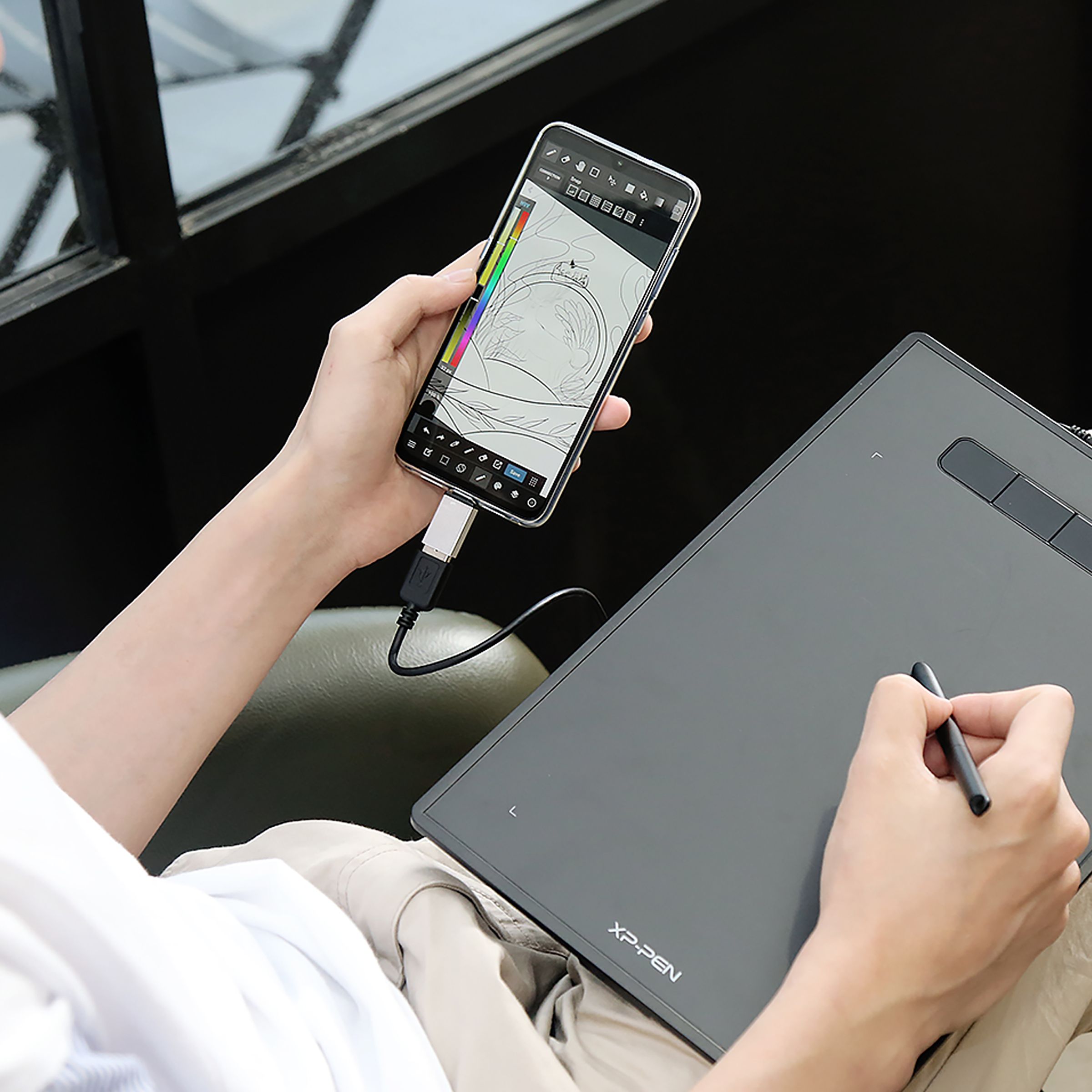 XP pen Star Graphics Tablet (10.81 Inch, Black) XP pen Star Graphics Tablet (10.81 Inch, Black)_5