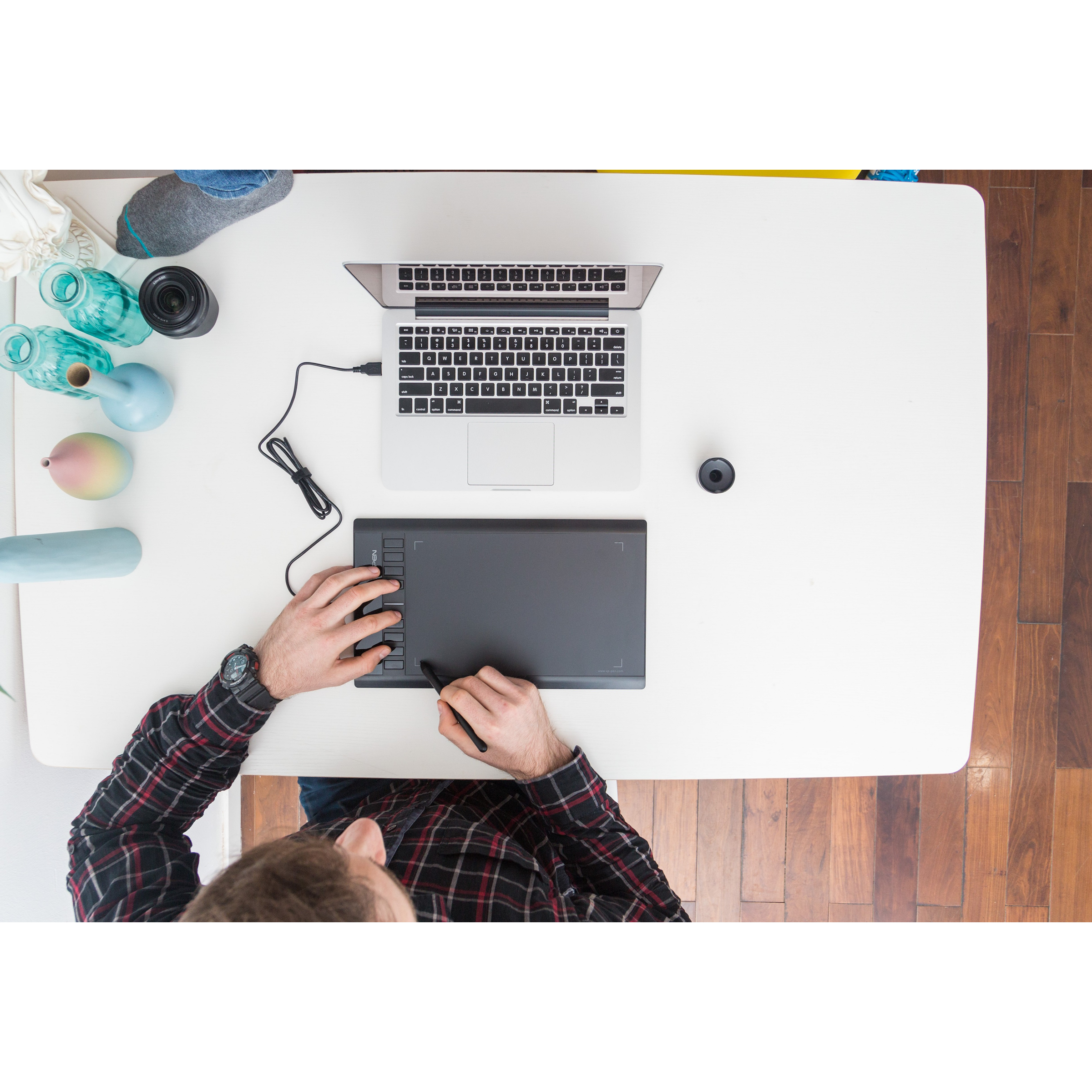 XP pen Star 03 V2 29.61cm (11.66 Inches) e-Writer Digital Pad (Battery-Free, Black) XP pen Star 03 V2 29.61cm (11.66 Inches) e-Writer Digital Pad (Battery-Free, Black)_6