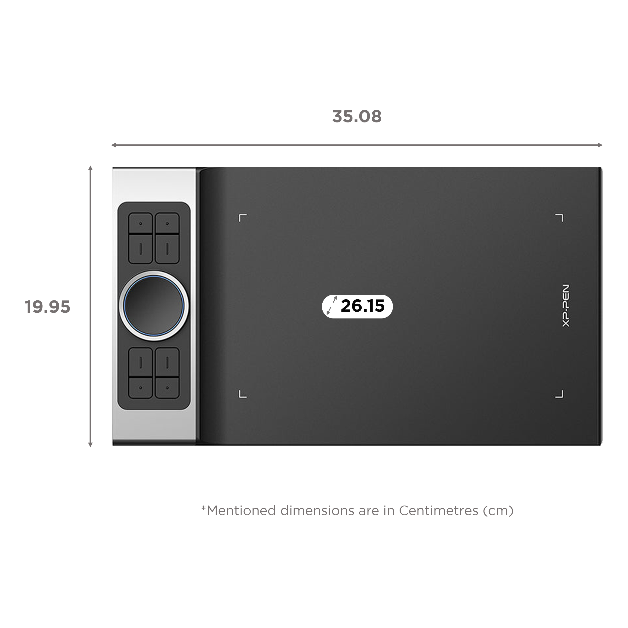 XP pen Deco Pro S 26.16cm (10.3. Inches) e-Writer Digital Pad (60 Degree Tilt Function, Black)_2