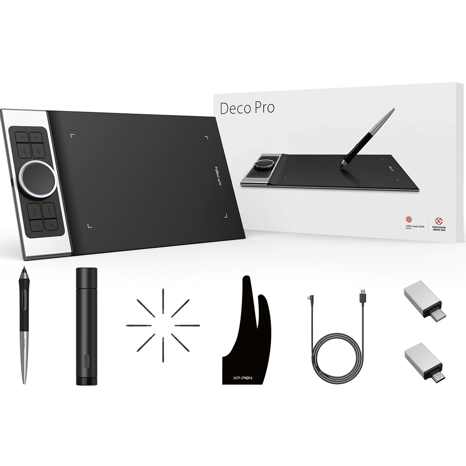 XP pen Deco Pro M 31.82cm (12.53. Inches) e-Writer Digital Pad (60 Degree Tilt Function, Black) XP pen Deco Pro M 31.82cm (12.53. Inches) e-Writer Digital Pad (60 Degree Tilt Function, Black)_4