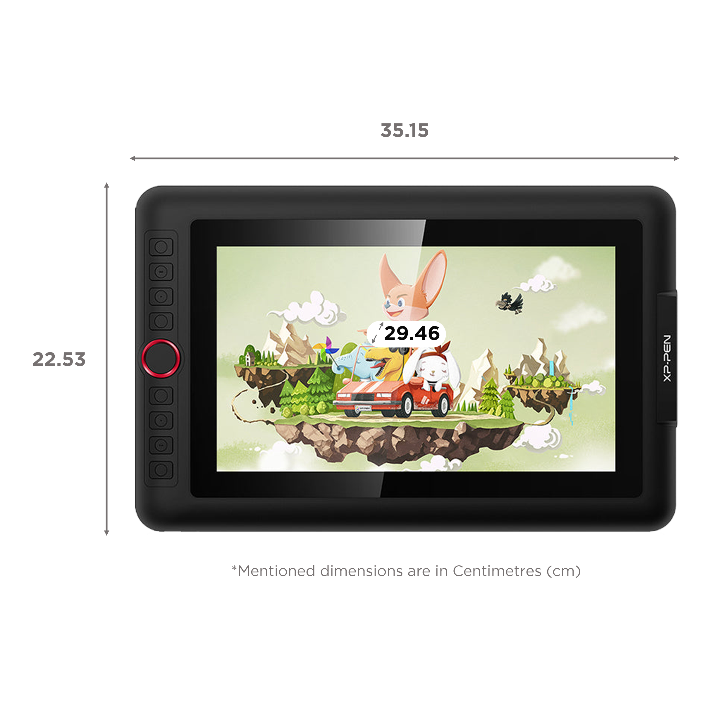 XP pen Artist 12 Pro 30.22cm (11.9 Inches) e-Writer Digital Pad (Battery-Free Stylus, Black) XP pen Artist 12 Pro 30.22cm (11.9 Inches) e-Writer Digital Pad (Battery-Free Stylus, Black)_2