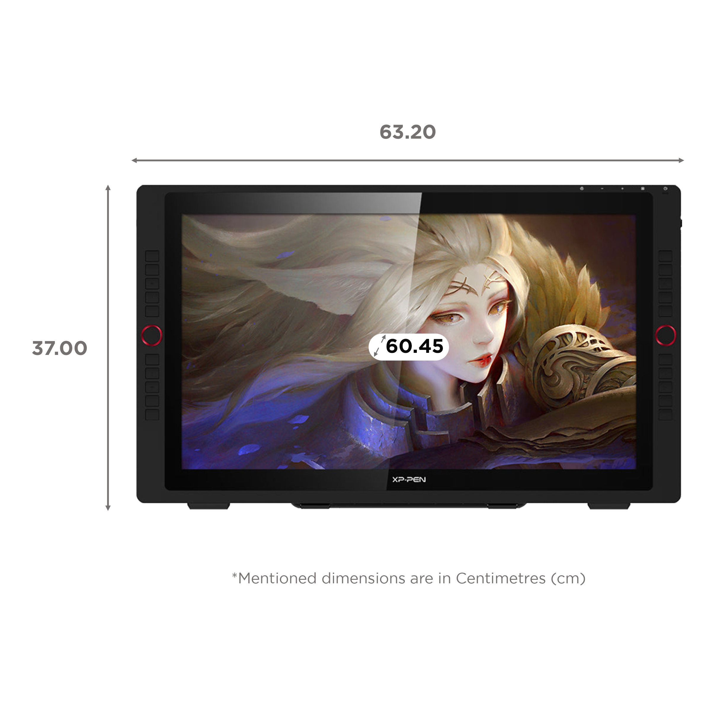 XP pen Artist 24 Pro 60.45cm (23.8 Inches) e-Writer Digital Pad (60 Degree Tilt Function, Black) XP pen Artist 24 Pro 60.45cm (23.8 Inches) e-Writer Digital Pad (60 Degree Tilt Function, Black)_2