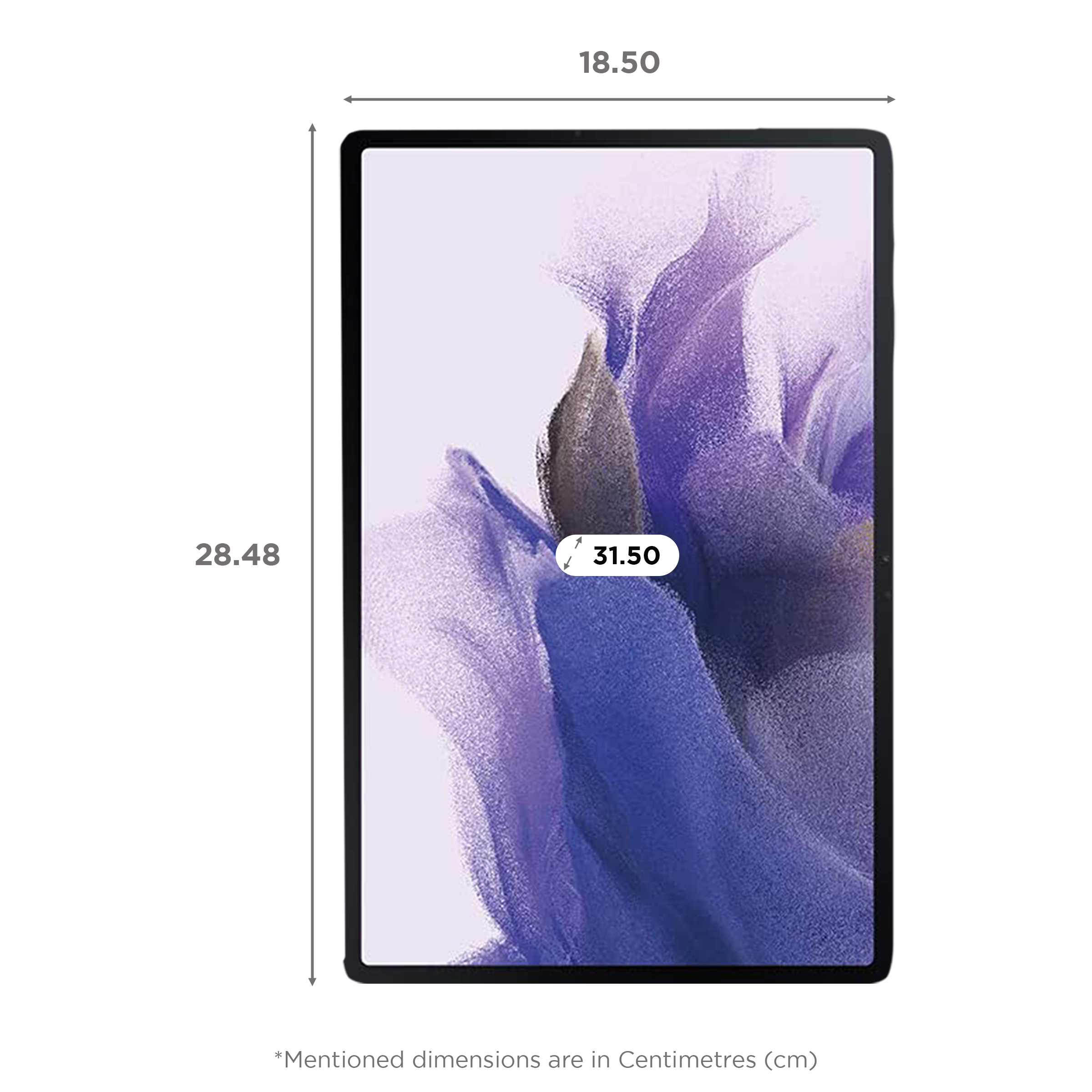 SAMSUNG Galaxy Tab S7 FE Wi-Fi+4G Android Tablet (12.4 Inch, 4GB RAM, 64GB ROM, Mystic Silver)_2