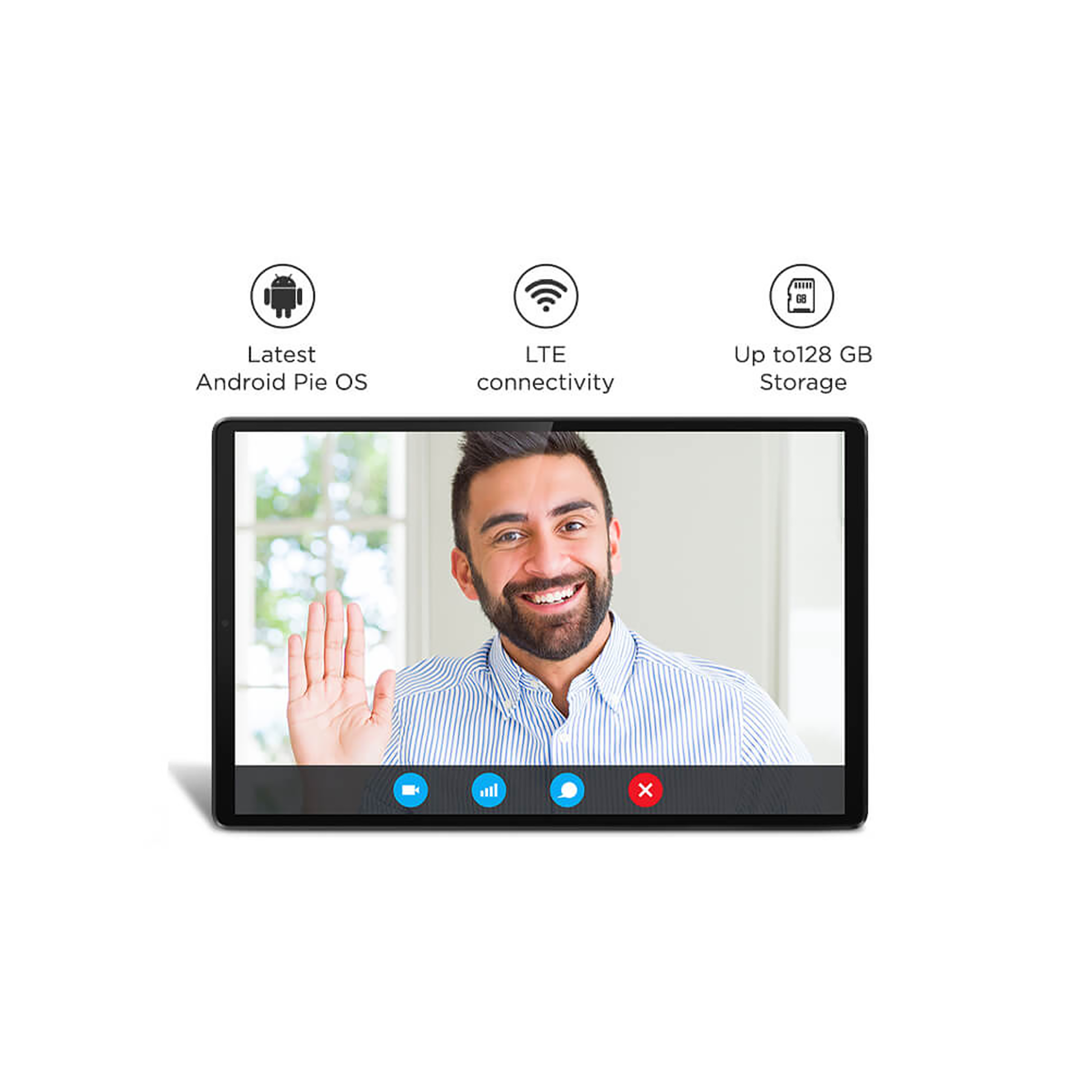 Lenovo Tab M10 FHD Plus (2nd Gen) Wi-Fi + 4G Android Tablet (10.3 Inch, 4GB RAM, 128GB ROM, Platinum Grey)_8