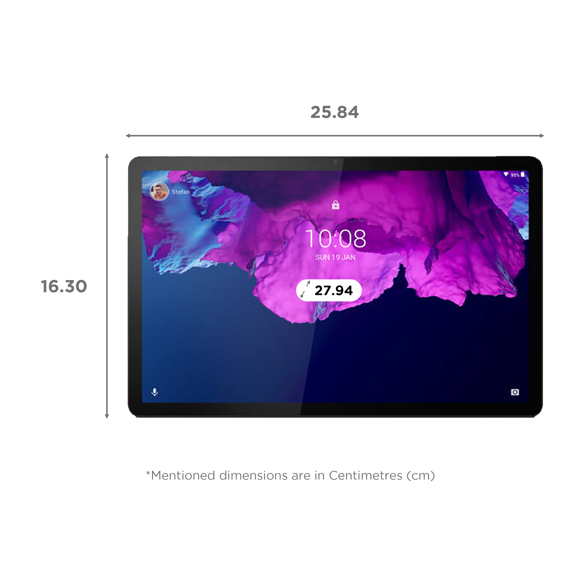 Lenovo Tab P11 Wi-Fi + 4G Android Tablet (11 Inch, 4GB RAM, 128GB ROM, Platinum Grey)_2