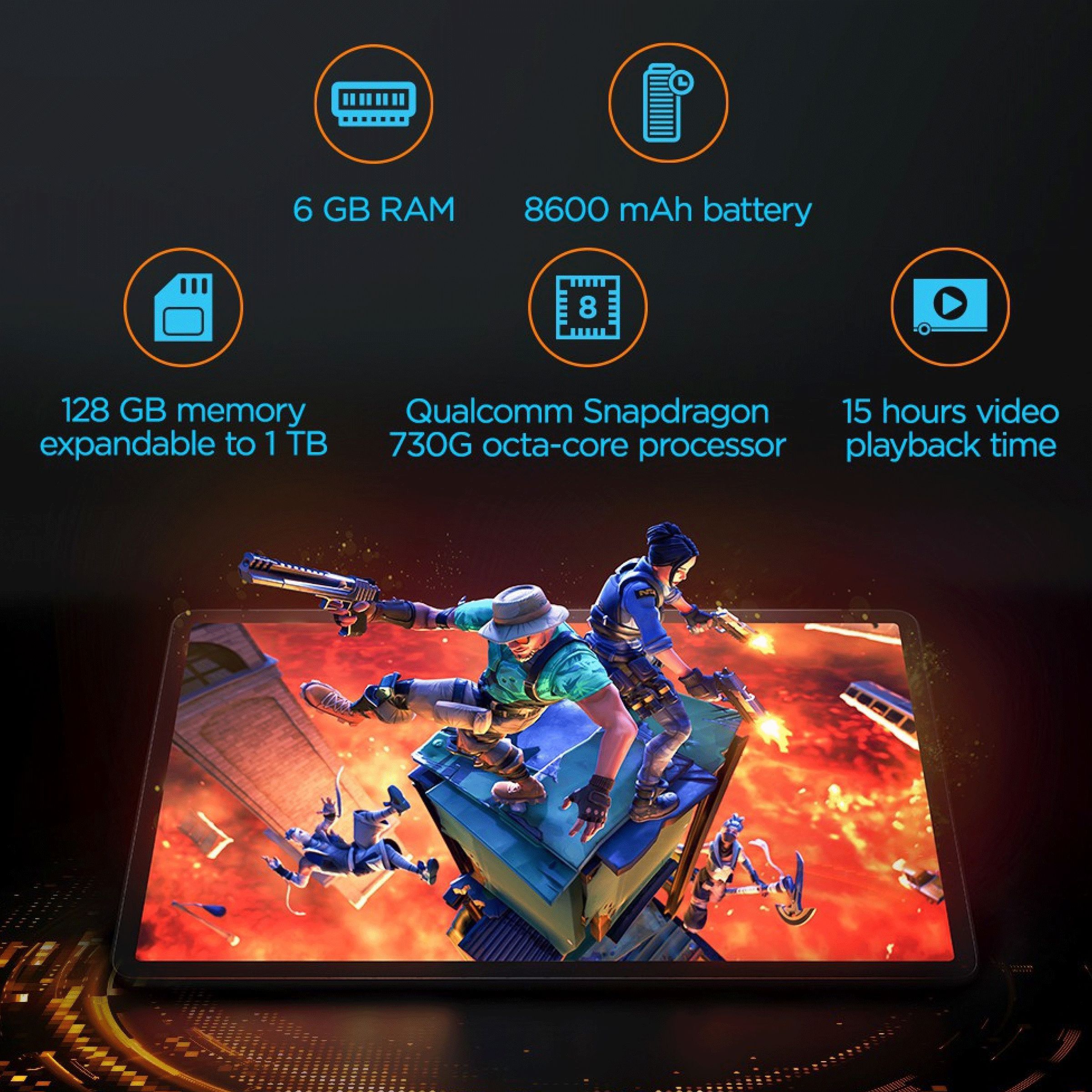 Lenovo Tab P11 Pro Wi-Fi + 4G Android Tablet (11.5 Inch, 6GB RAM, 128GB ROM, Slate Grey)_7