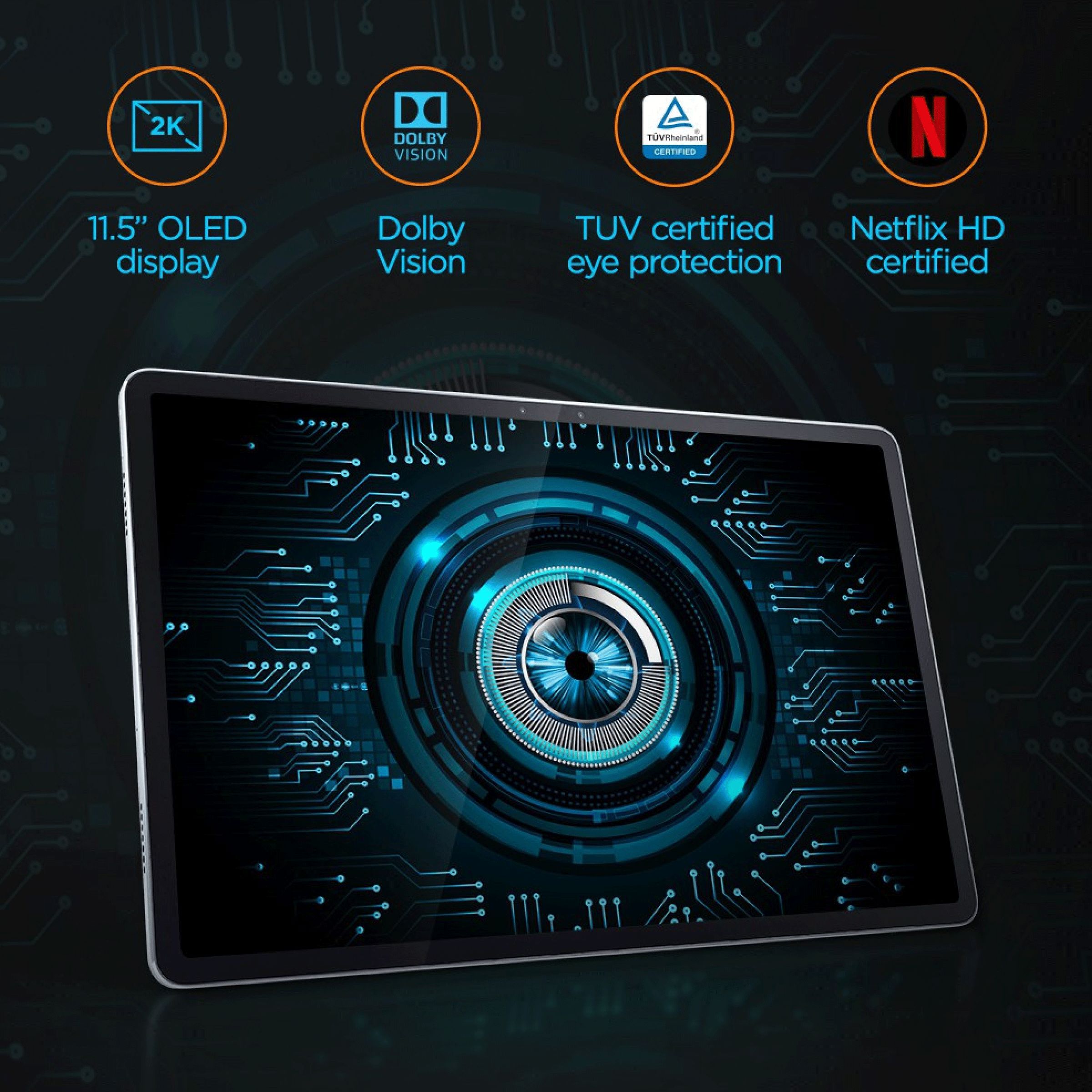 Lenovo Tab P11 Pro Wi-Fi + 4G Android Tablet (11.5 Inch, 6GB RAM, 128GB ROM, Slate Grey)_8