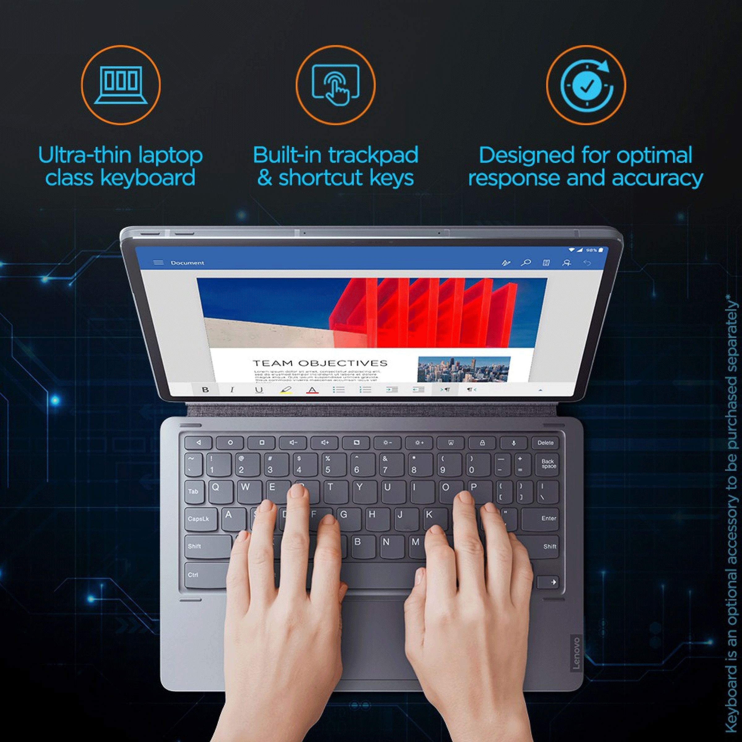 Lenovo Tab P11 Pro Wi-Fi + 4G Android Tablet (11.5 Inch, 6GB RAM, 128GB ROM, Slate Grey)_9