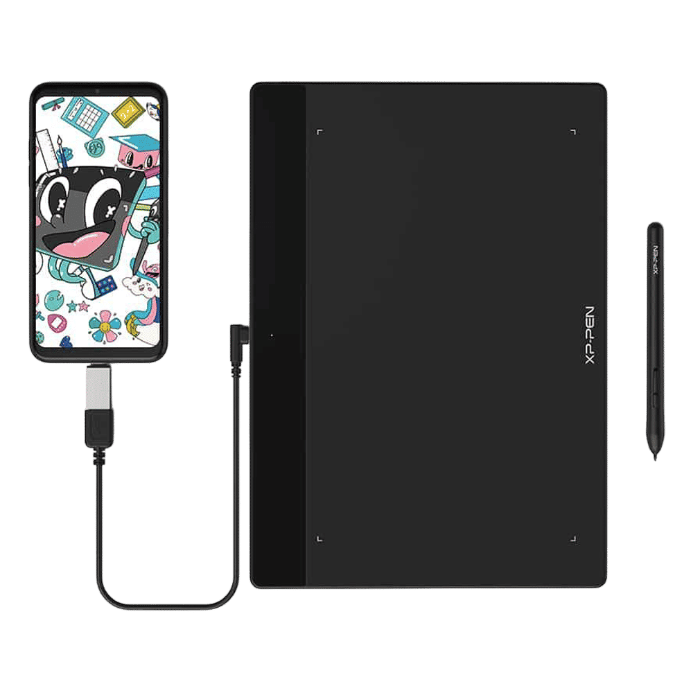 XP pen Deco Fun Small 18.94cm (7.46 Inches) e-Writer Digital Pad (60 Degree Tilt Function, Carmine Red) XP pen Deco Fun Small 18.94cm (7.46 Inches) e-Writer Digital Pad (60 Degree Tilt Function, Carmine Red)_5