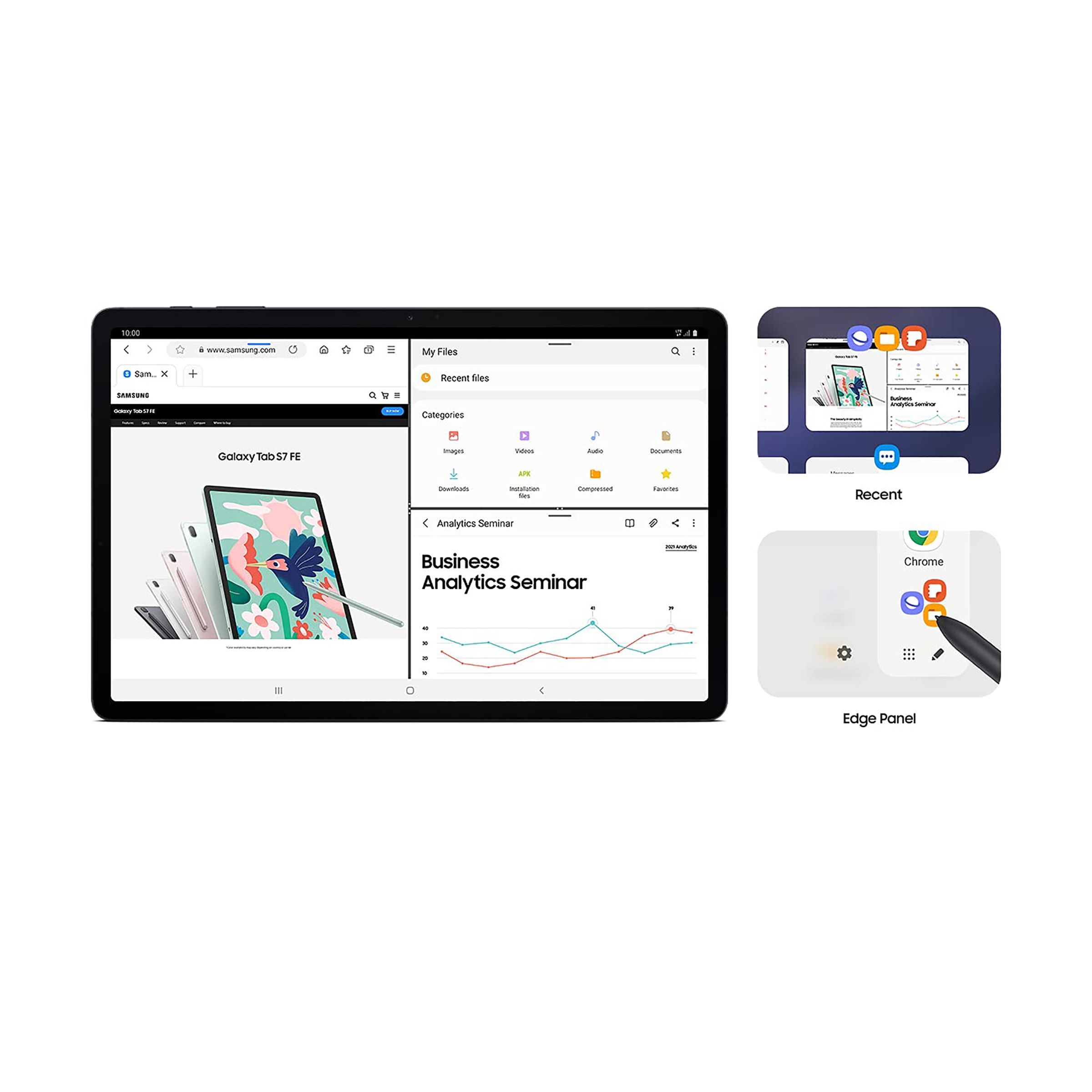 SAMSUNG Galaxy Tab S7 FE Wi-Fi Android Tablet (12.4 Inch, 4GB RAM, 64GB ROM, Mystic Green)_12