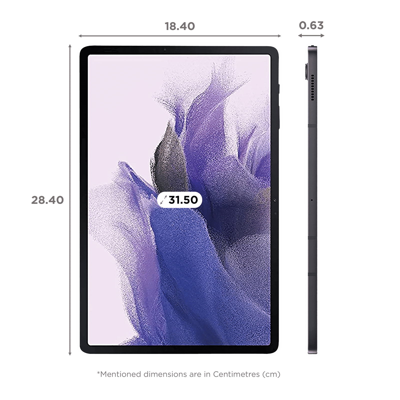 SAMSUNG Galaxy Tab S7 FE Wi-Fi Android Tablet (12.4 Inch, 4GB RAM, 64GB ROM, Mystic Black)_2