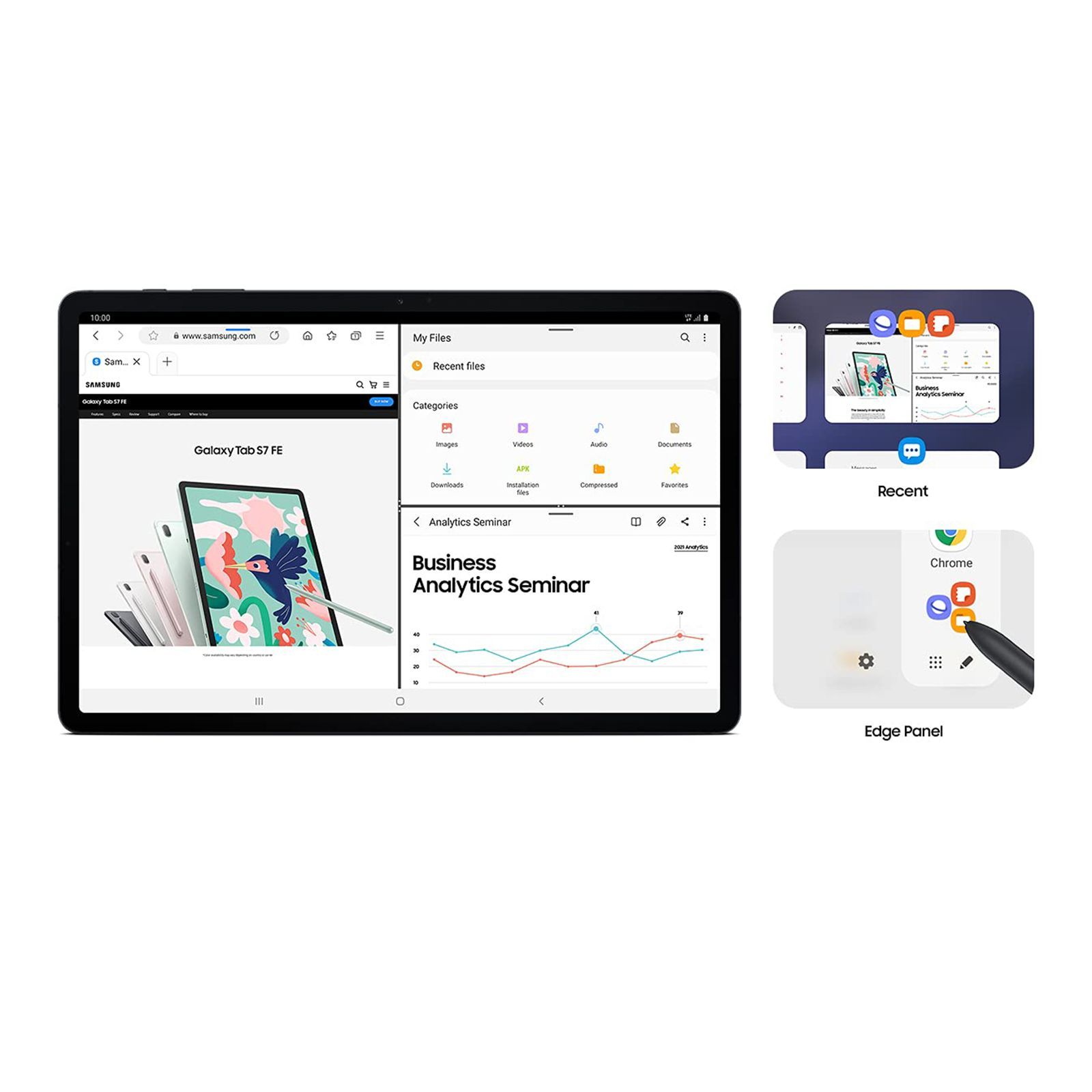 SAMSUNG Galaxy Tab S7 FE Wi-Fi Android Tablet (12.4 Inch, 4GB RAM, 64GB ROM, Mystic Silver) SAMSUNG Galaxy Tab S7 FE Wi-Fi Android Tablet (12.4 Inch, 4GB RAM, 64GB ROM, Mystic Silver)_7