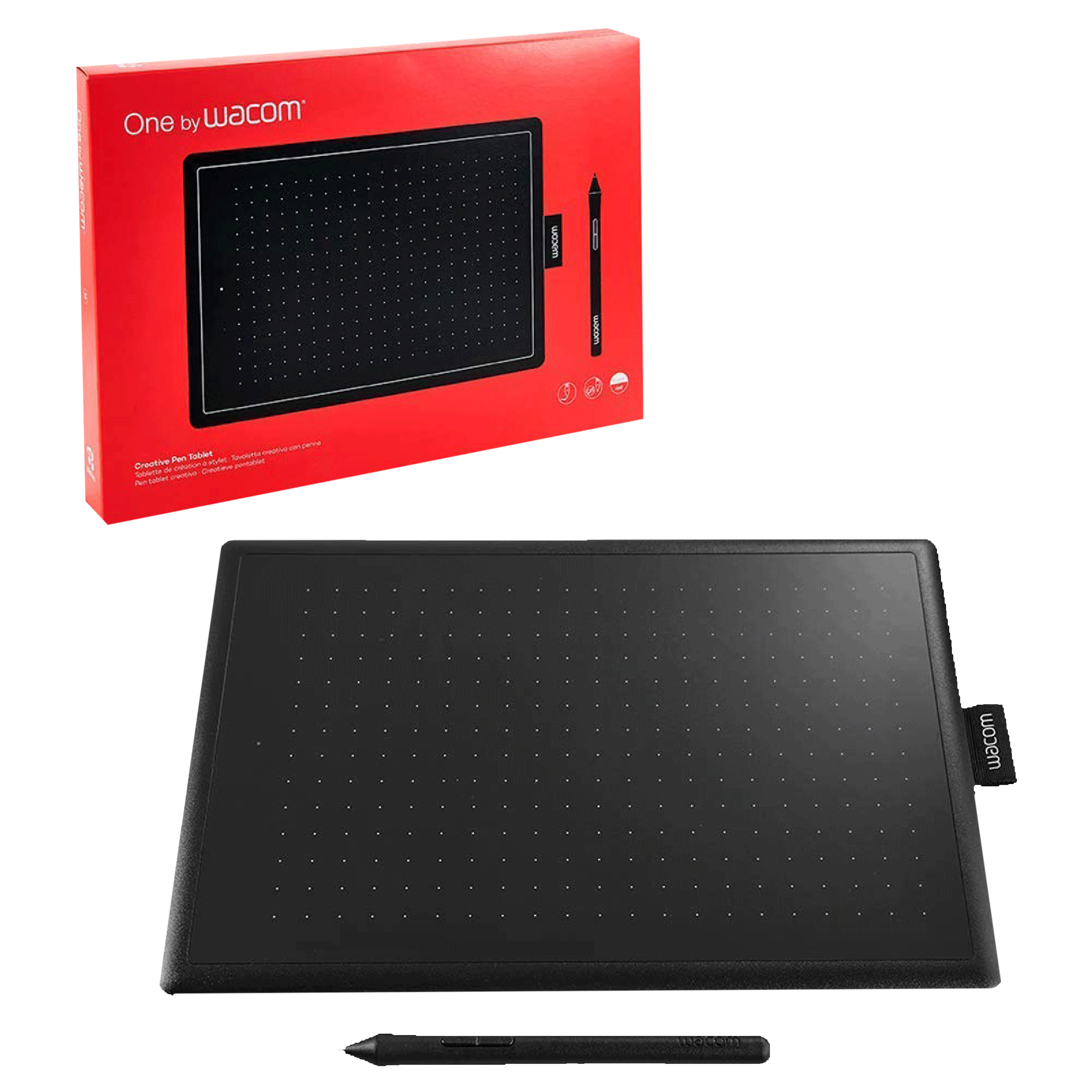 Wacom One By Graphics Tablet (7.04 Inch, Red and Black) Wacom One By Graphics Tablet (7.04 Inch, Red and Black)_7