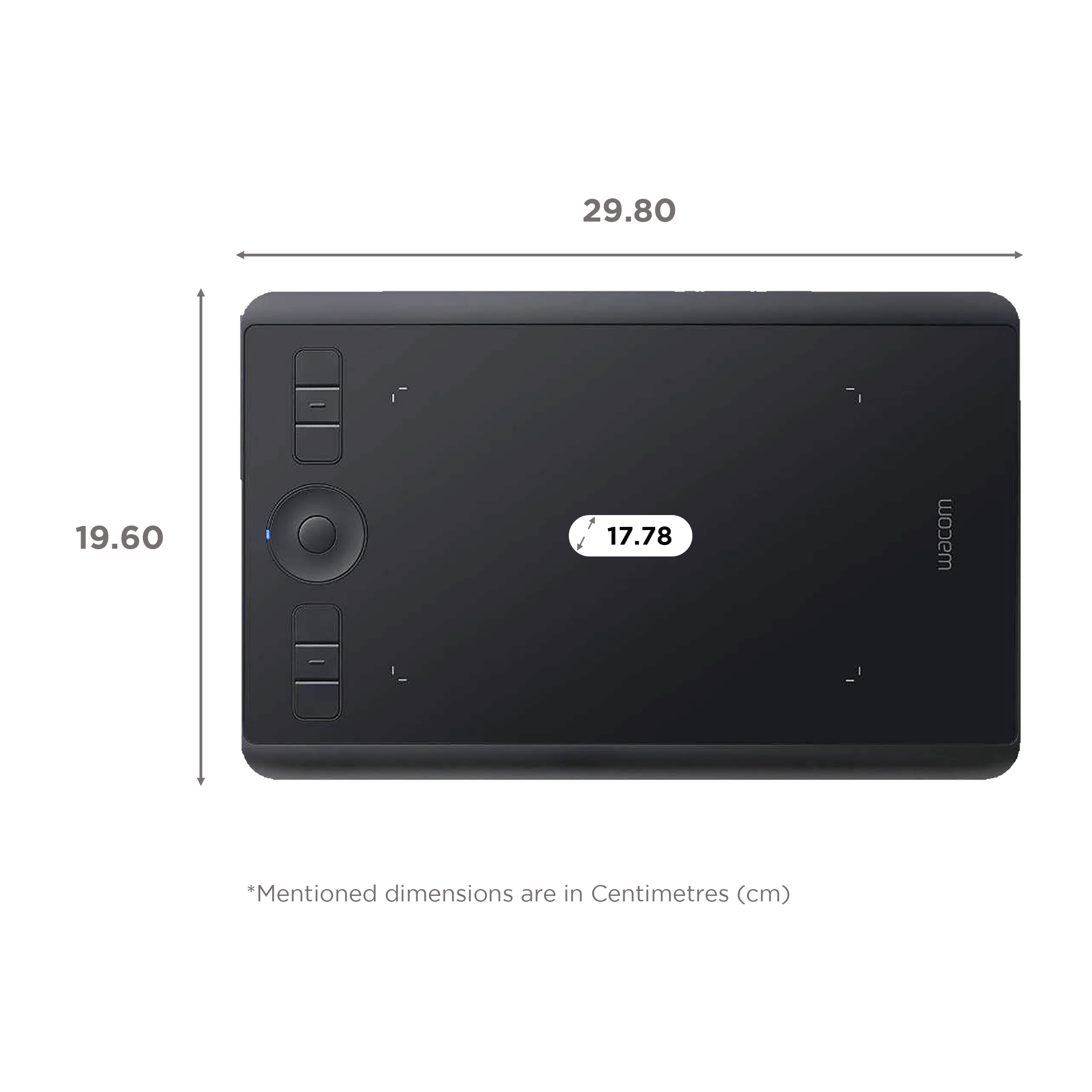 Wacom Intuos Pro Small Graphics Tablet (7 Inch, Black)_2