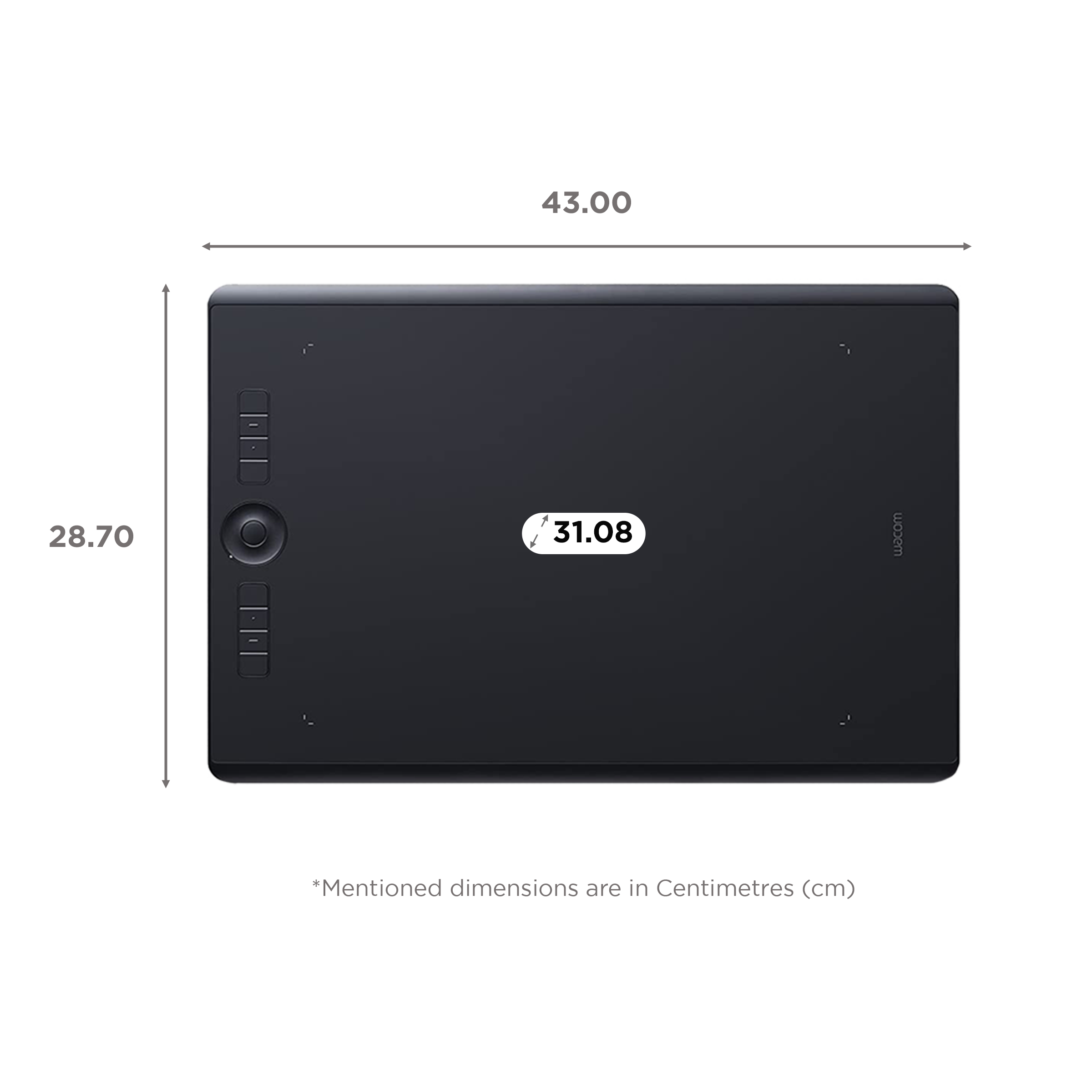 Wacom Intuos Pro Large Windows Tablet (12.24 Inch, Black)_2