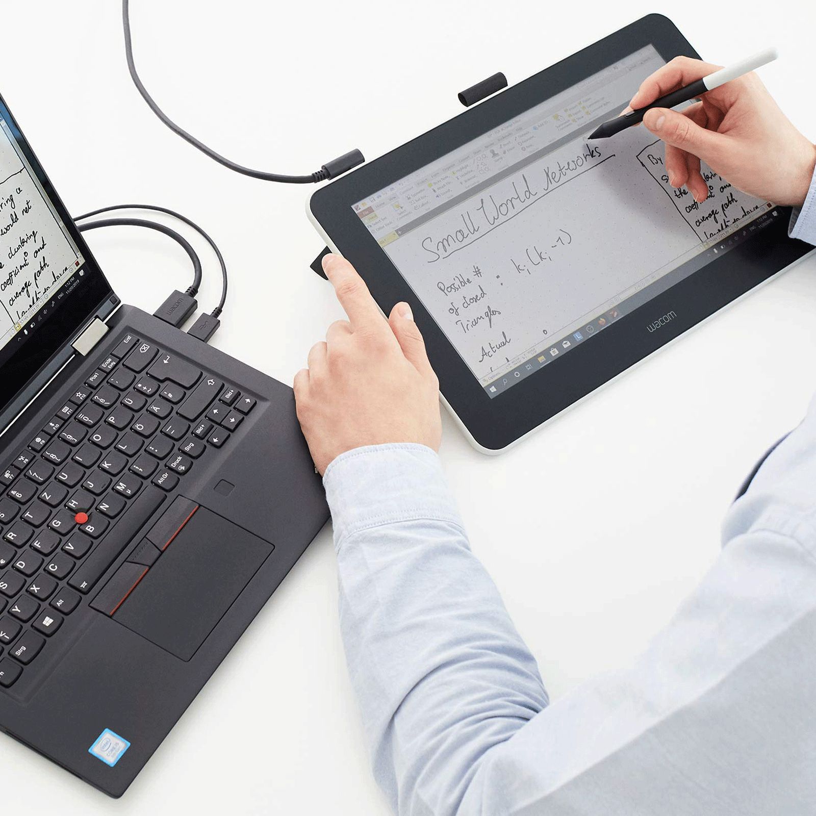 Wacom One Display Windows Tablet (13.3 Inch, Flint White)_8