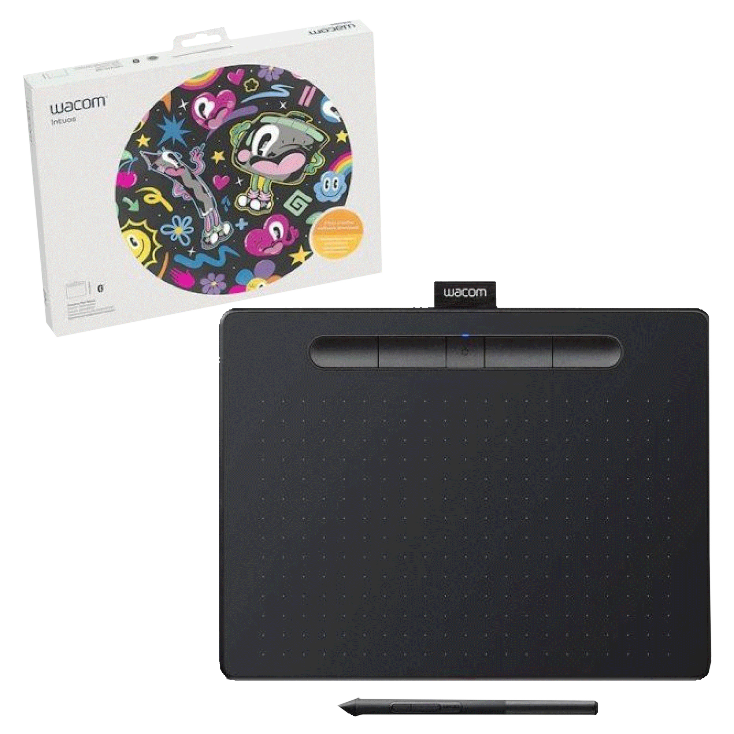 Wacom Intuos Medium Graphics Tablet (10 Inch, Black)_5