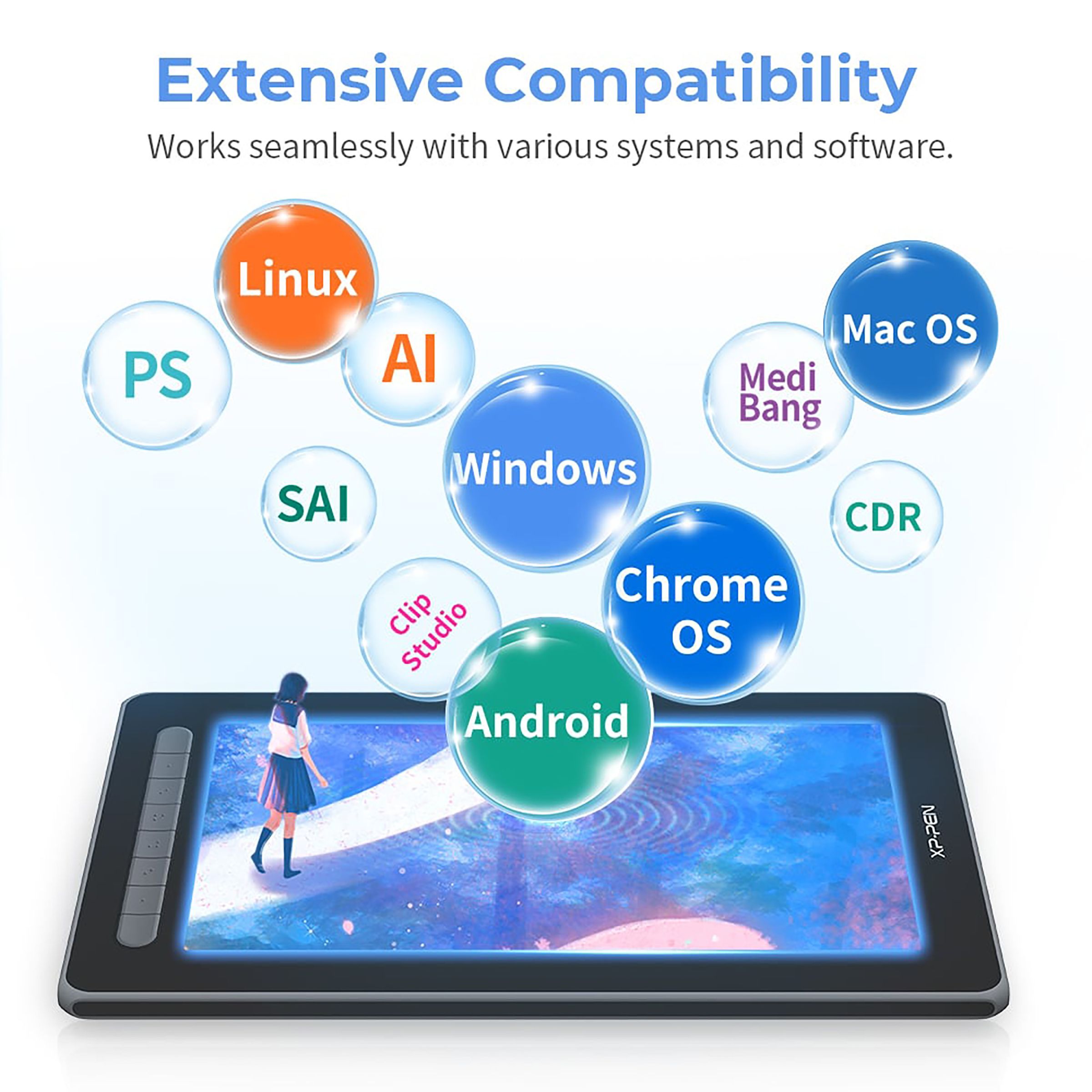 XP pen Artist 12 2nd Gen Standard Tablet (11.9 Inch, Blue) XP pen Artist 12 2nd Gen Standard Tablet (11.9 Inch, Blue)_12