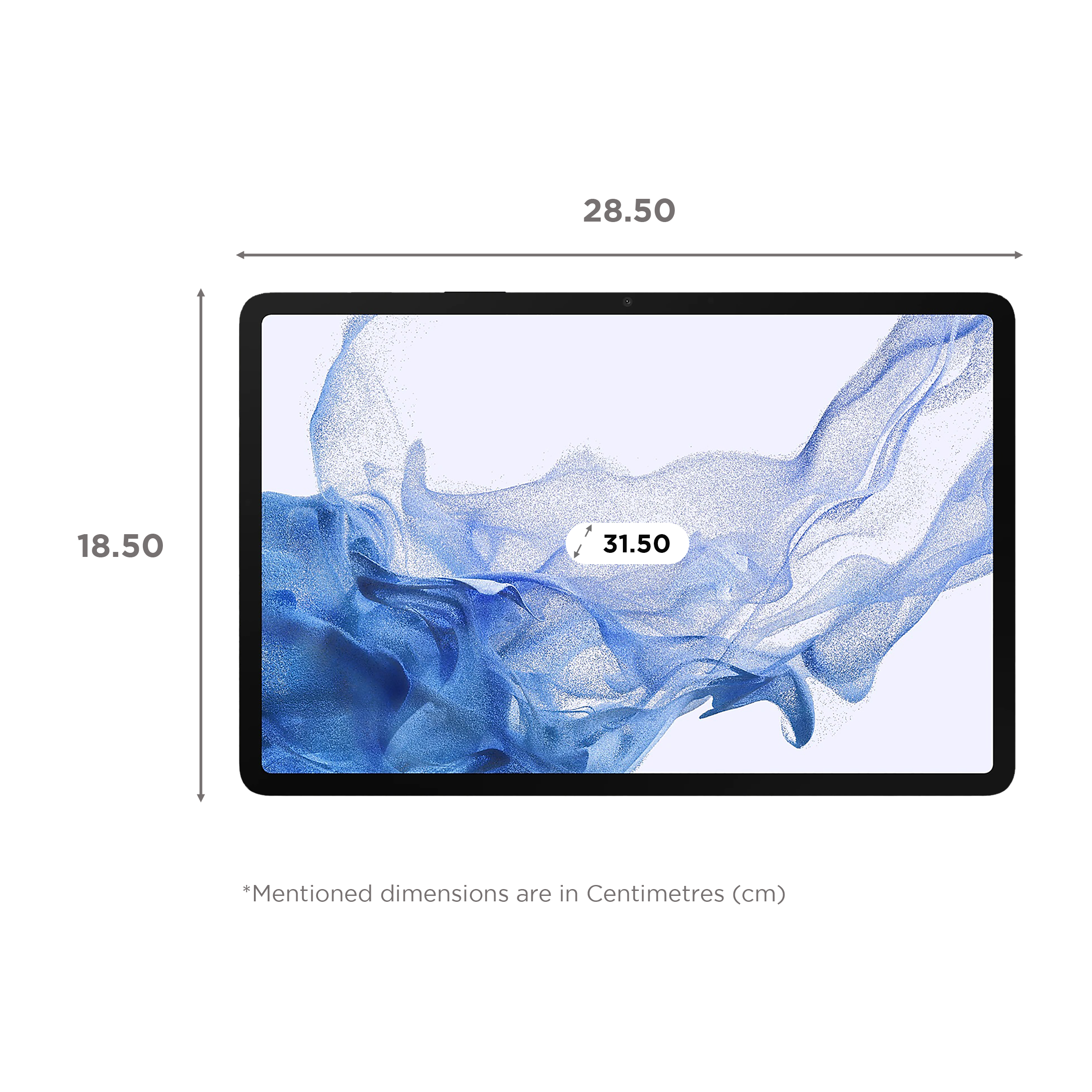 SAMSUNG Galaxy Tab S8+ Wi-Fi Android Tablet (12.4 Inch, 8GB RAM, 128GB ROM, Silver)_2