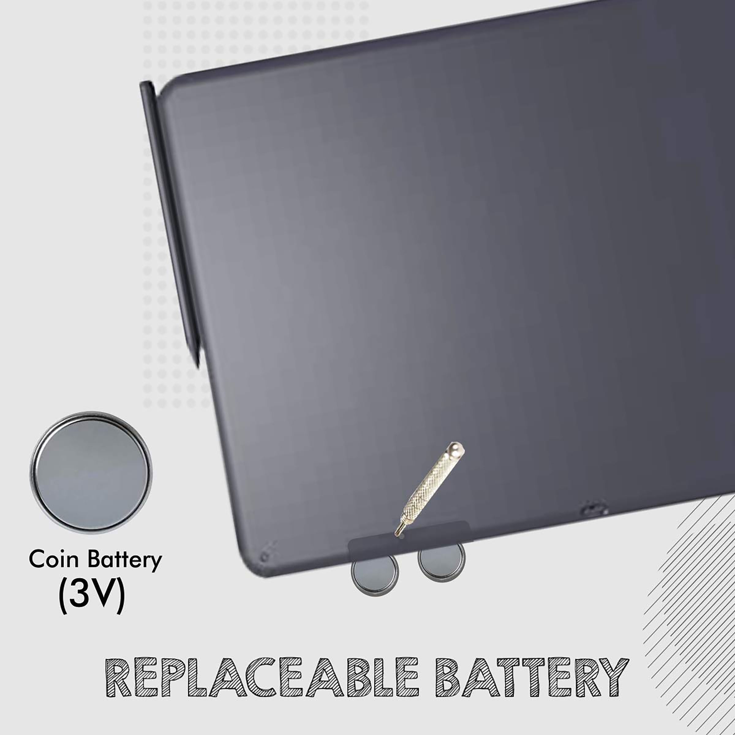 PORTRONICS Ruffpad 15 eWriter Tablet (15 Inch, Grey) PORTRONICS Ruffpad 15 eWriter Tablet (15 Inch, Grey)_11