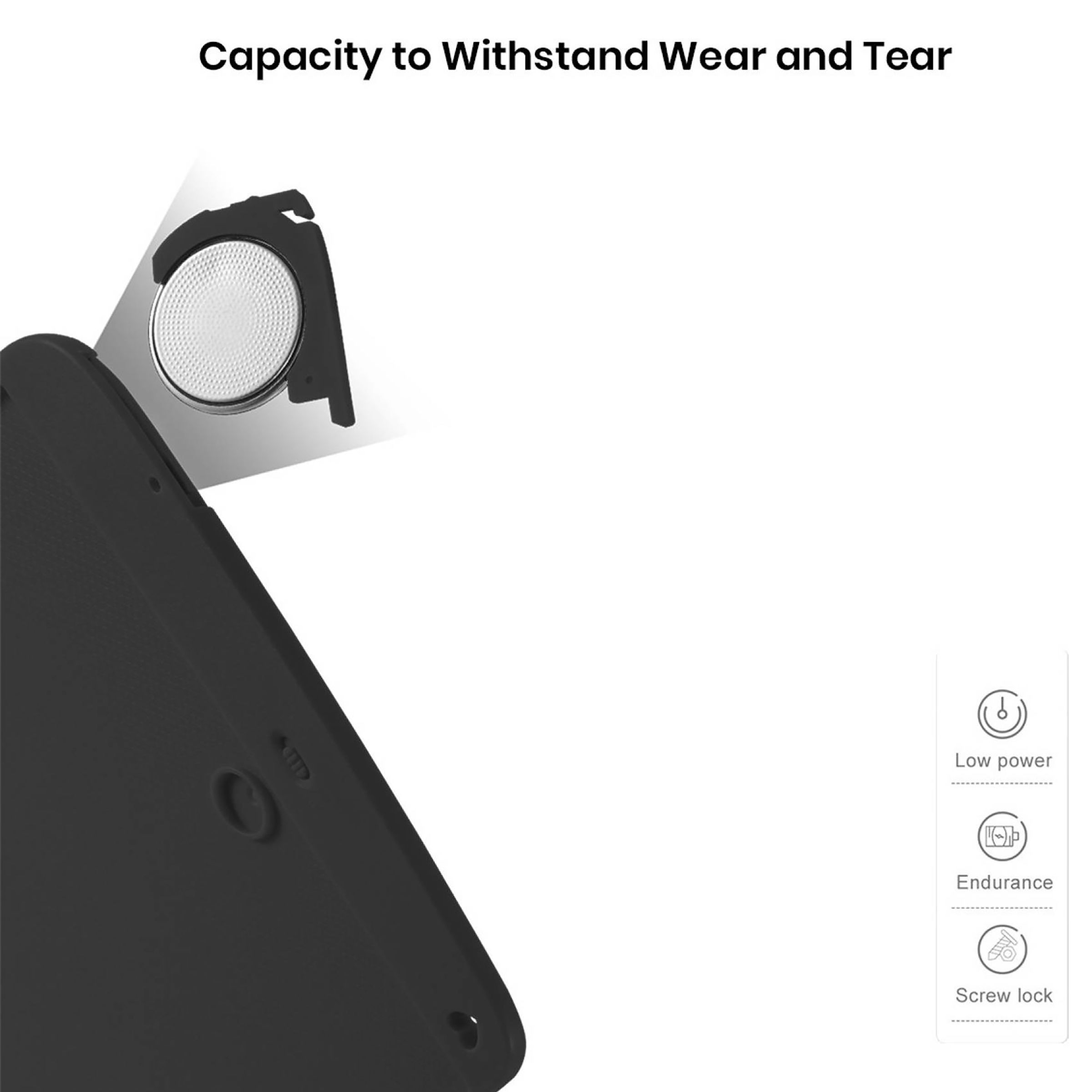 PORTRONICS Ruffpad 8.5M eWriter Tablet (8.5 Inch, Black)_9