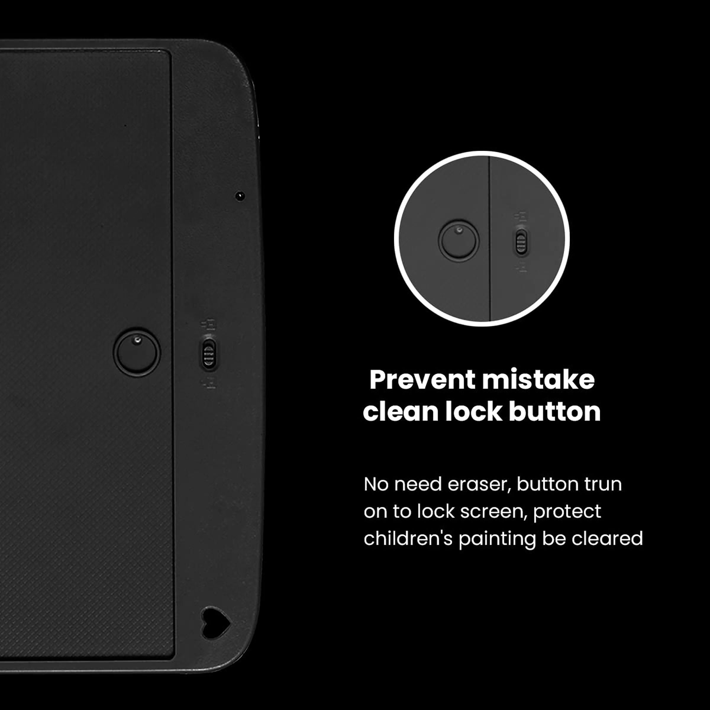 PORTRONICS Ruffpad 12M eWriter Tablet (12 Inch, Black)_11